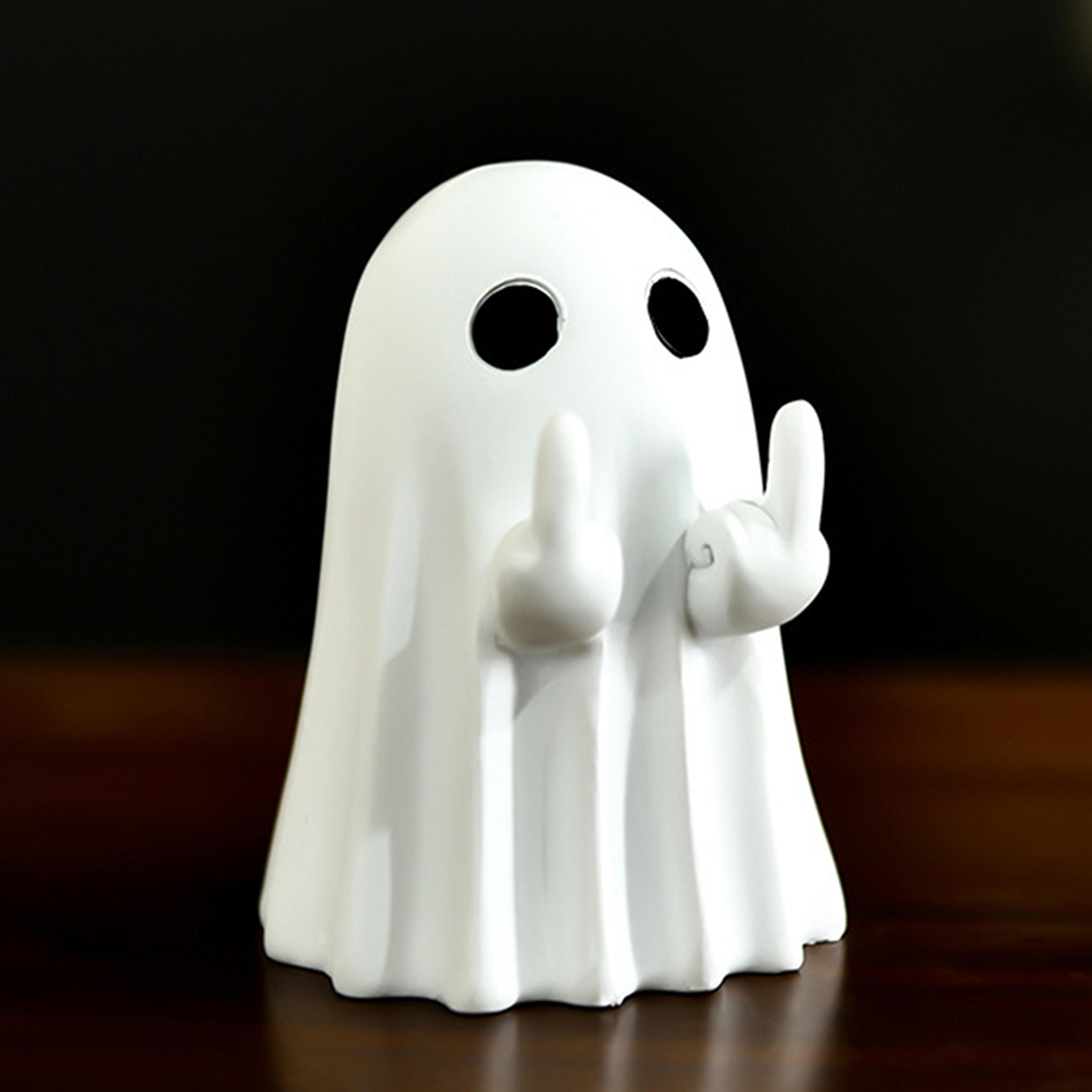 Cute White Ghost Party Decoration Product Festival Ornament Study Desk Gift For Guests Courtyard Sm 4