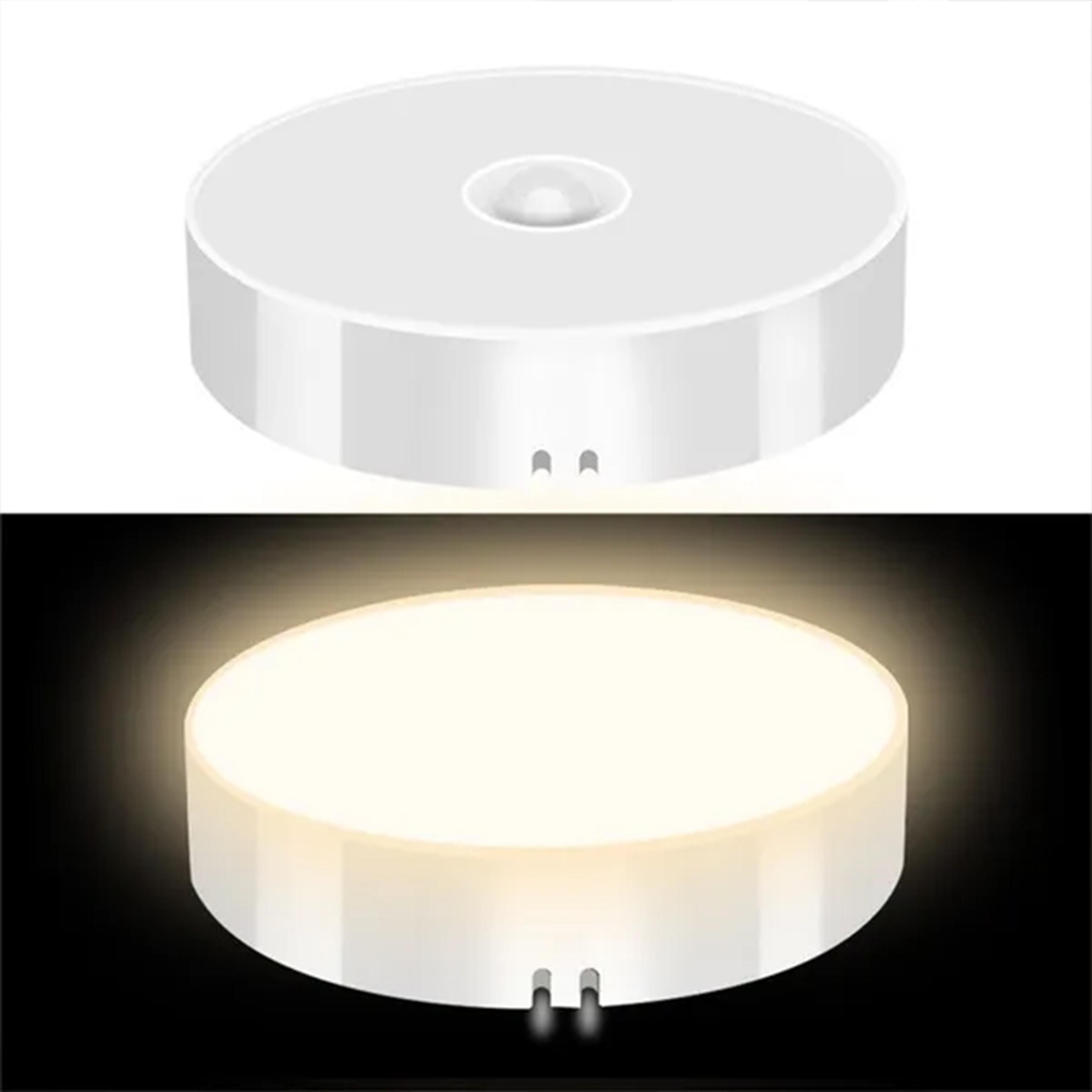 PIR Motion Sensor LED Night Light USB Rechargeable Wireless Closet Light For Kitchen Cabinet Wardro 7