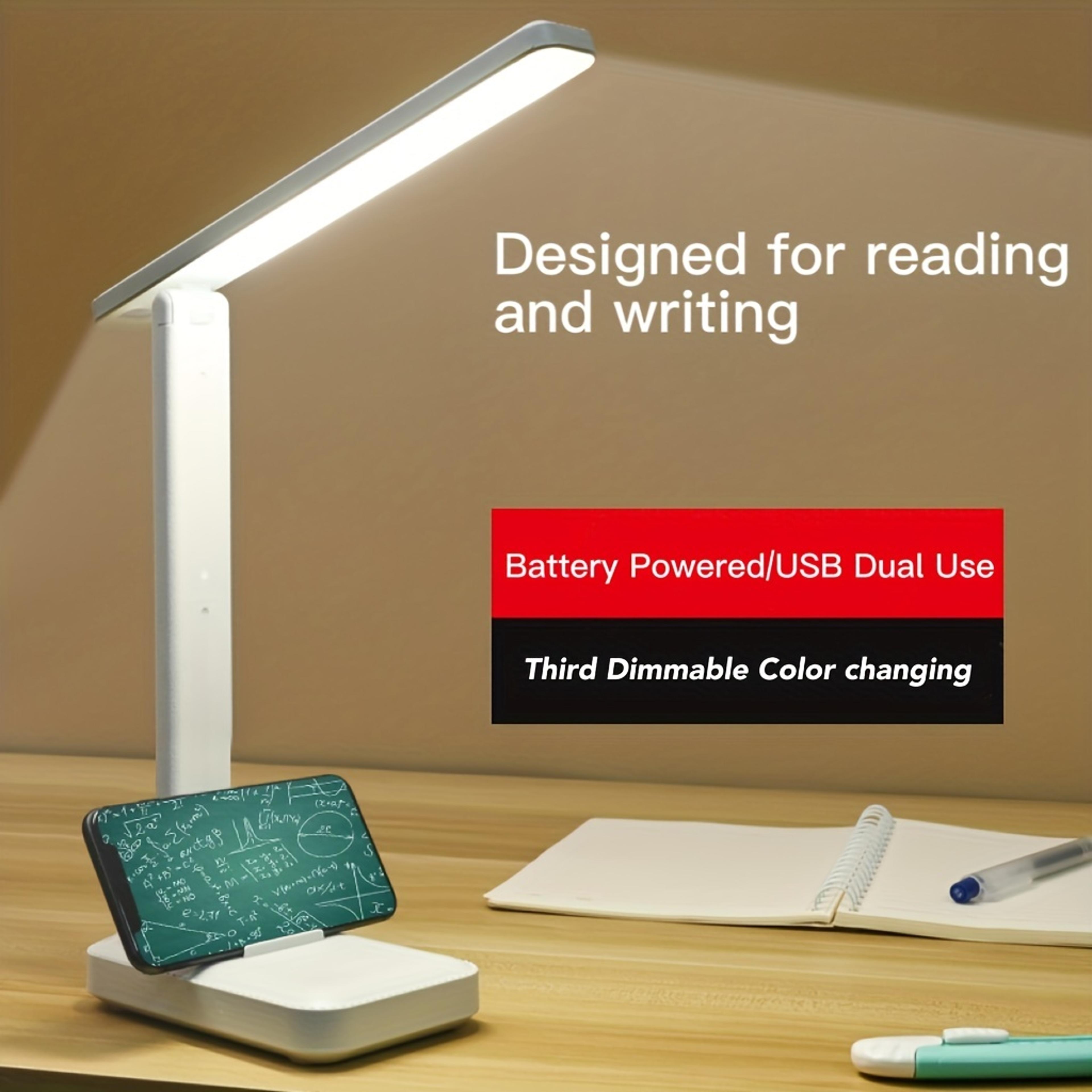 Foldable Eye Protection Desk Lamp ThreeSpeed Dimming USB Charging  PlugIn Ideal For Learning And Wo 3