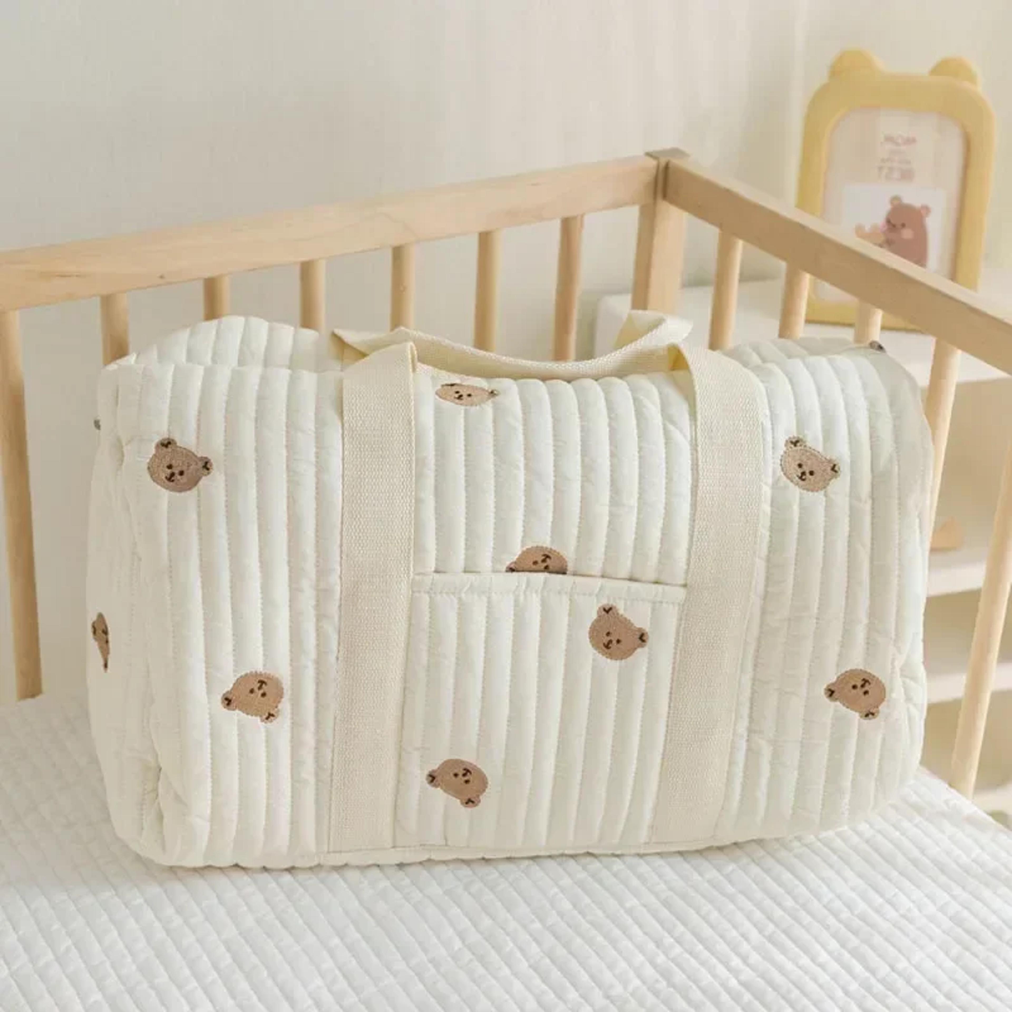 Mommy Bag Bear Maternity Pack Baby Diaper Bag Stroller Nappy Organizer Portable Luggage Tote Bags F 6