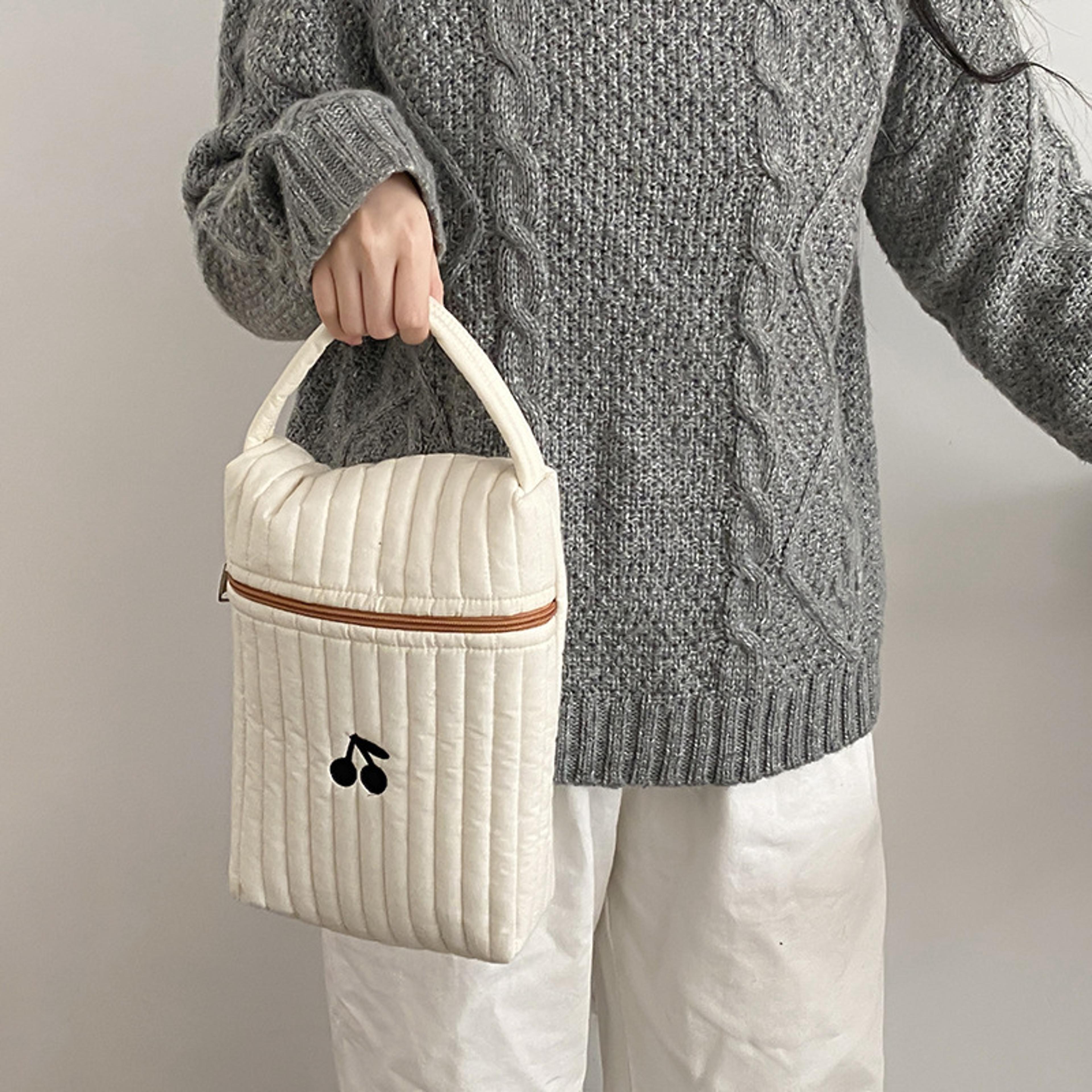 Baby Diaper Bag For Mom Cotton Bear Mommy Bags Nappy Diapers Organizer Zipper Women Handbags Matern 2
