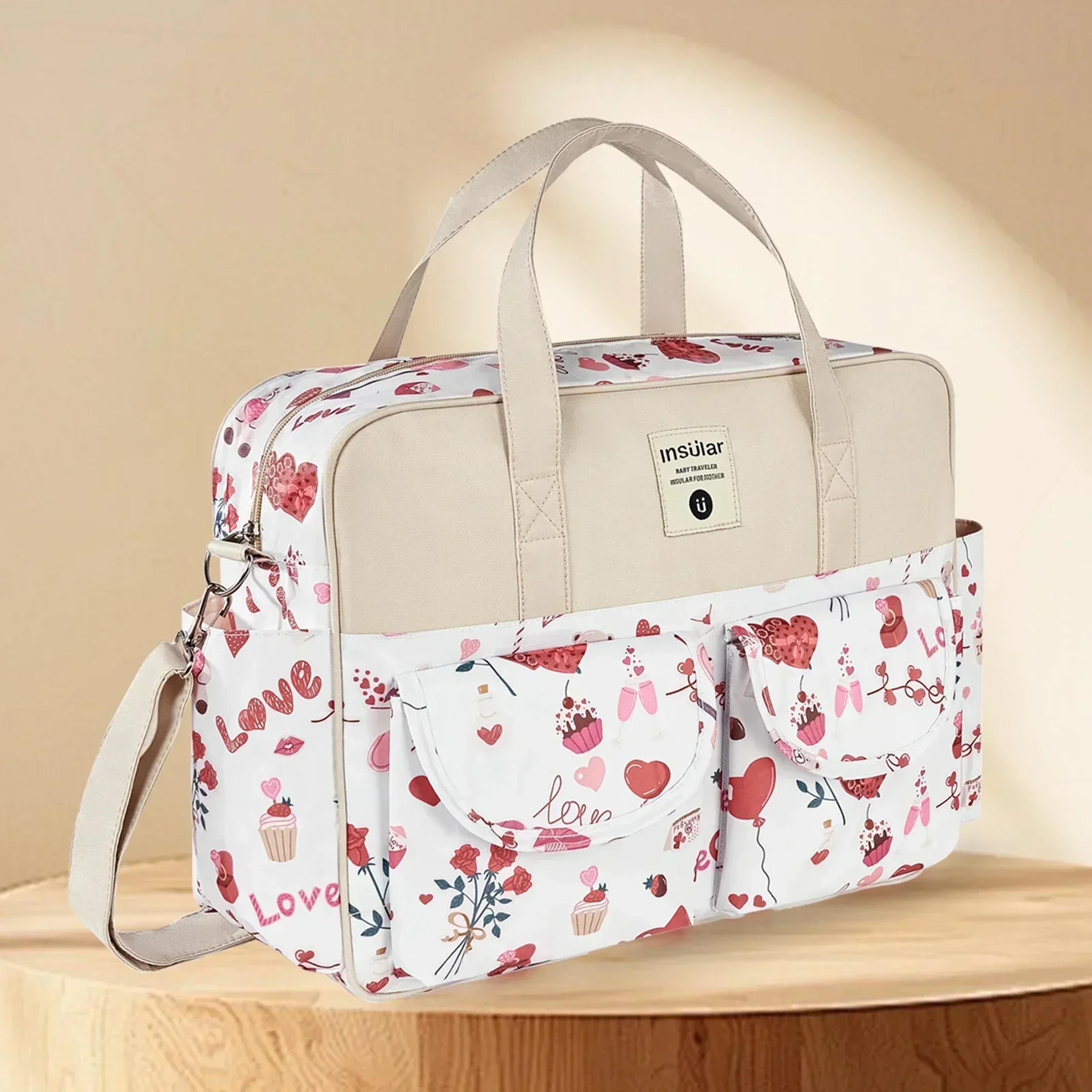 Mommy Diaper Bag For Babies Large Capacity Organiser Waterproof Travel Messenger Cross Body Bag For 2