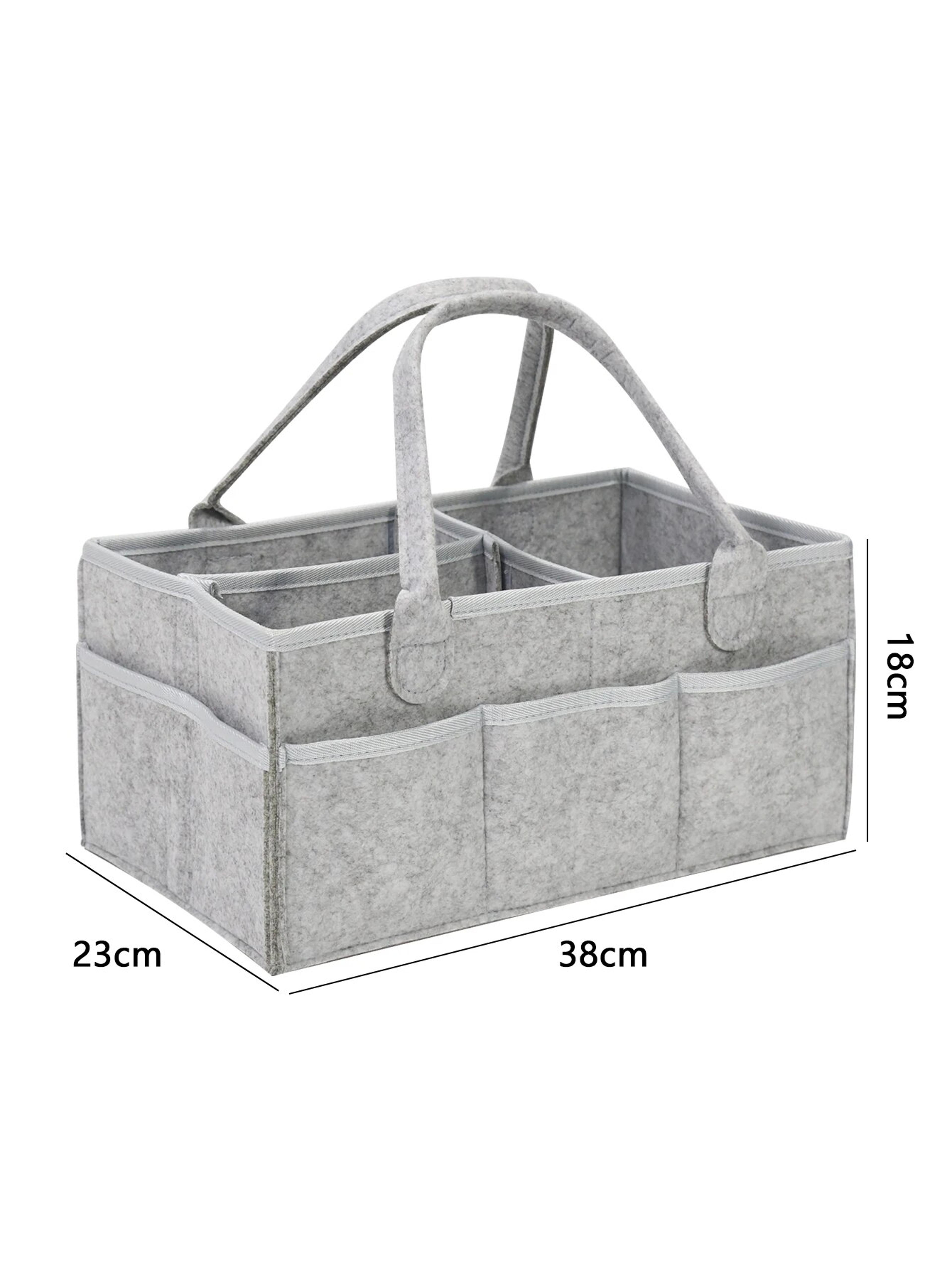 Baby Stroller Accessories Organizer Mommy Tote Bag Foldable Storage Baby Diaper Hanging Bags Thicke 4