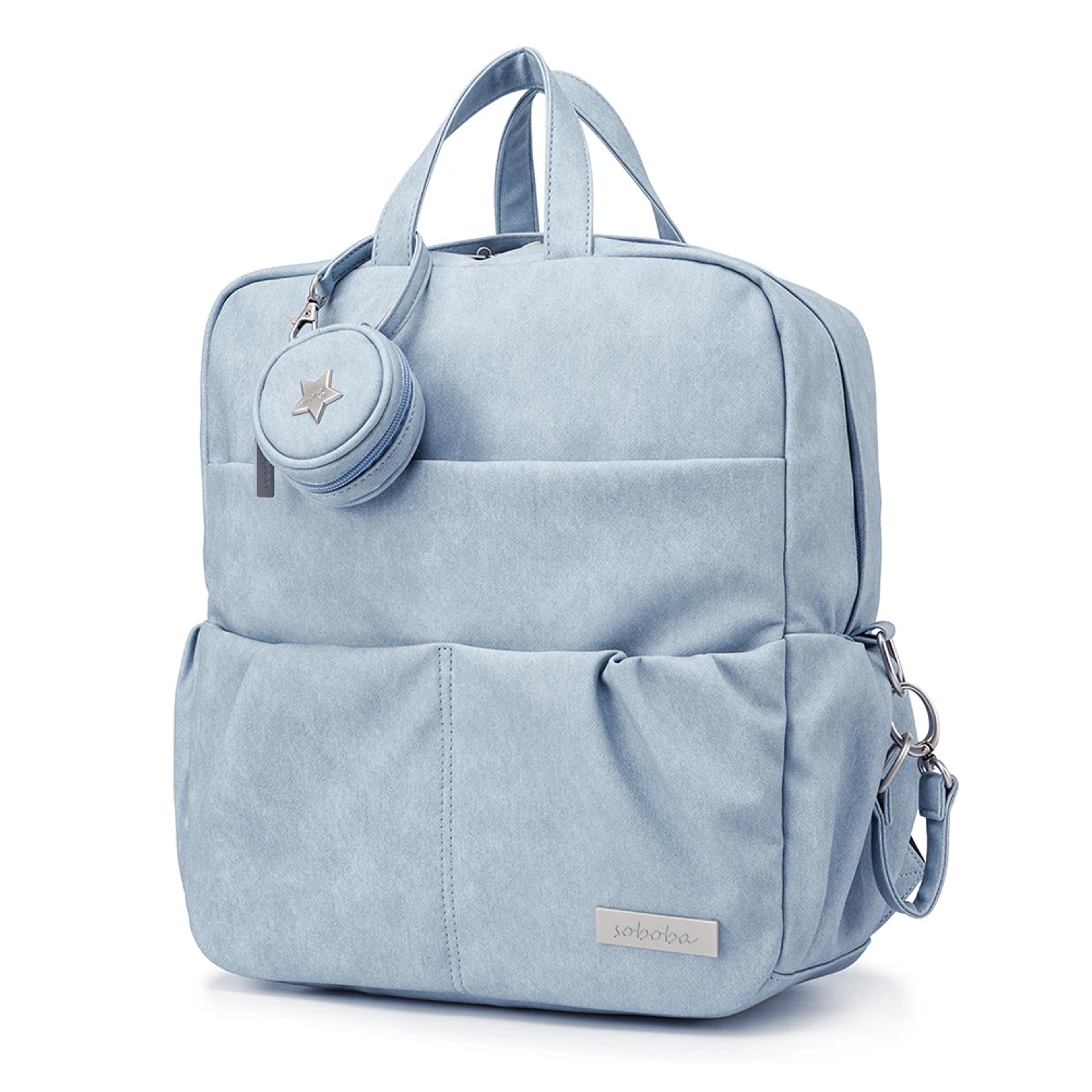 Diaper Backpack For Newborn Baby Large Capacity Waterproof Diaper Bag Stylish Diaper Bags With Paci 0