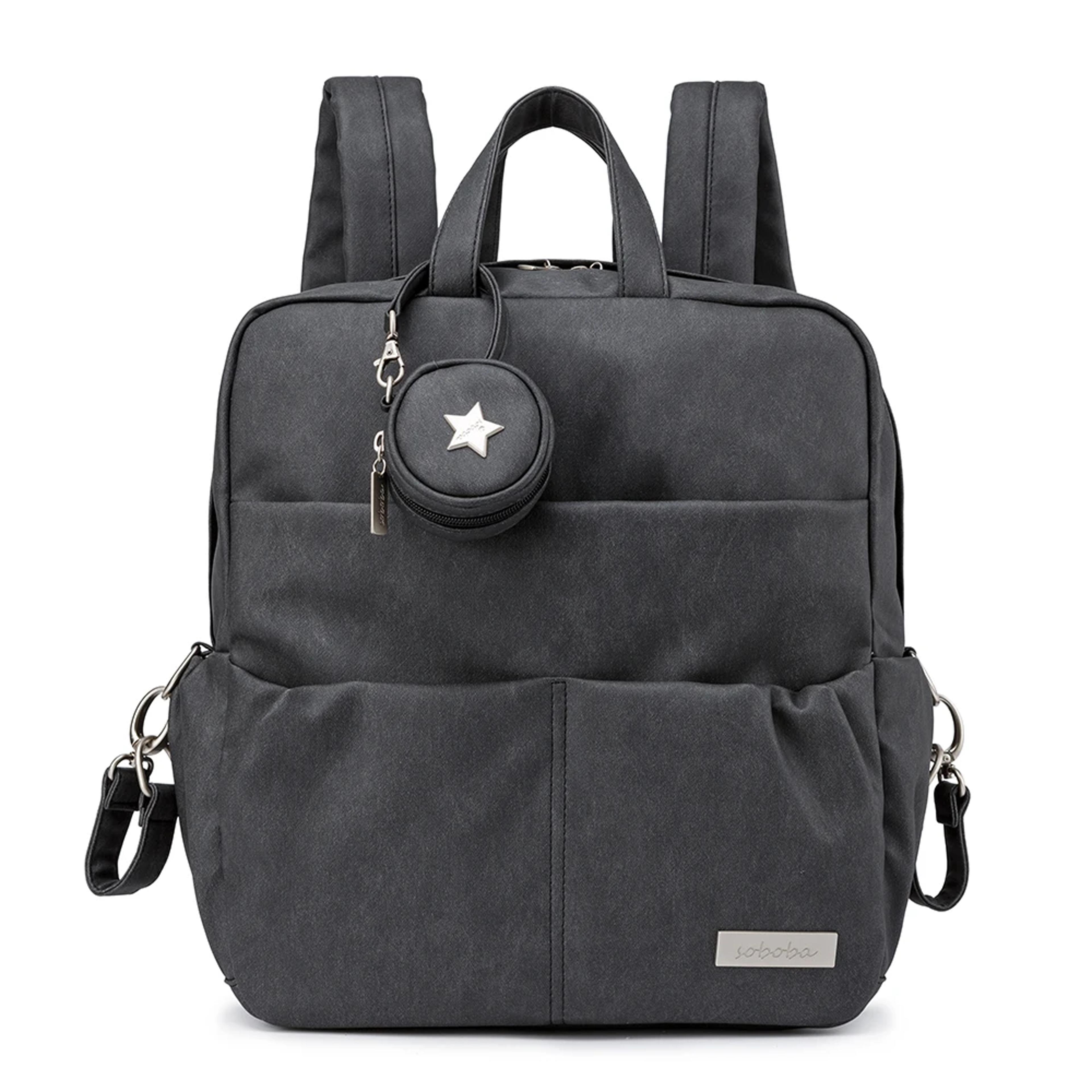 Diaper Backpack For Newborn Baby Large Capacity Waterproof Diaper Bag Stylish Diaper Bags With Paci 8