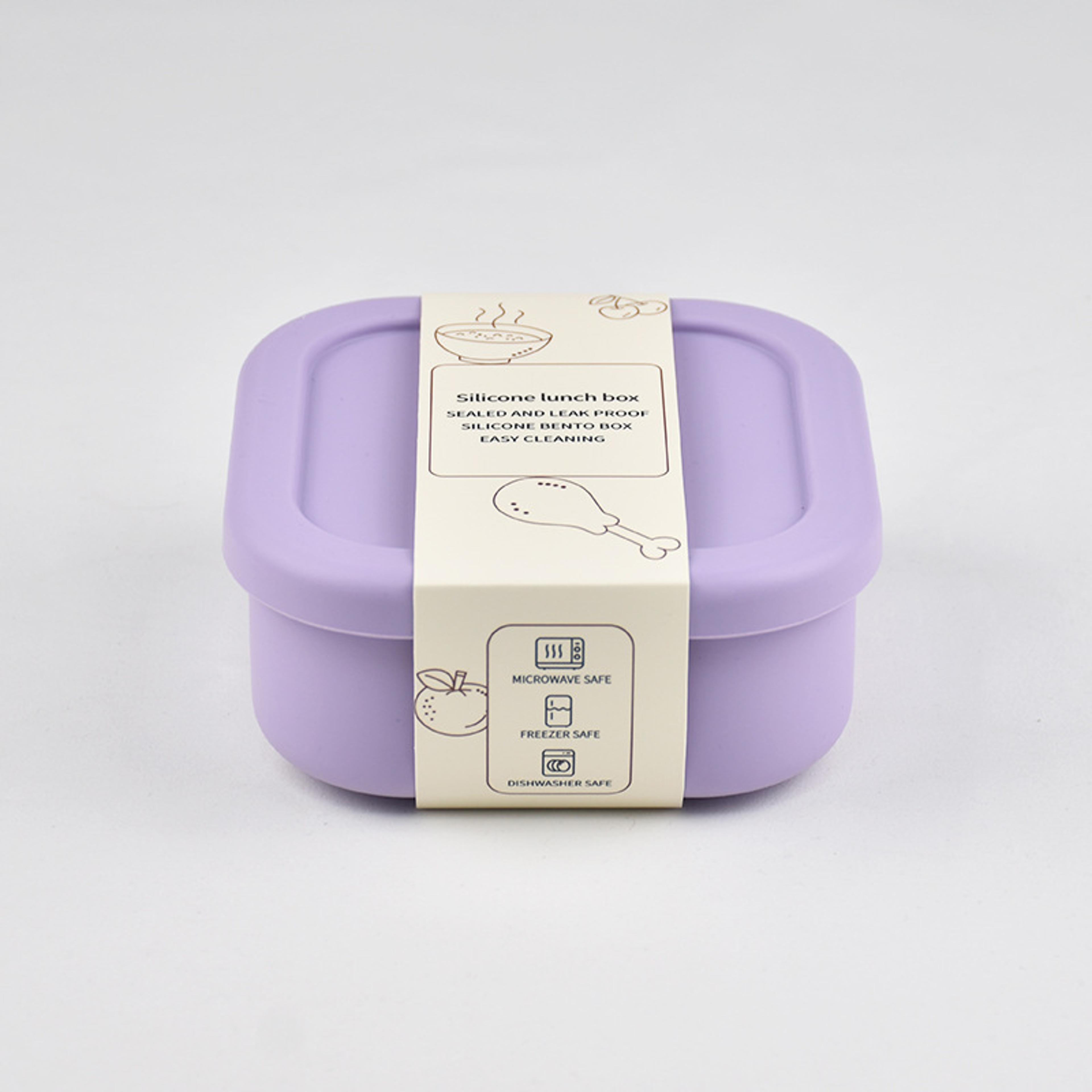 New Sealed Silicone Lunch Box For Outdoor Microwave Oven Safe Summer Food Storage Portable Snack Bo 5