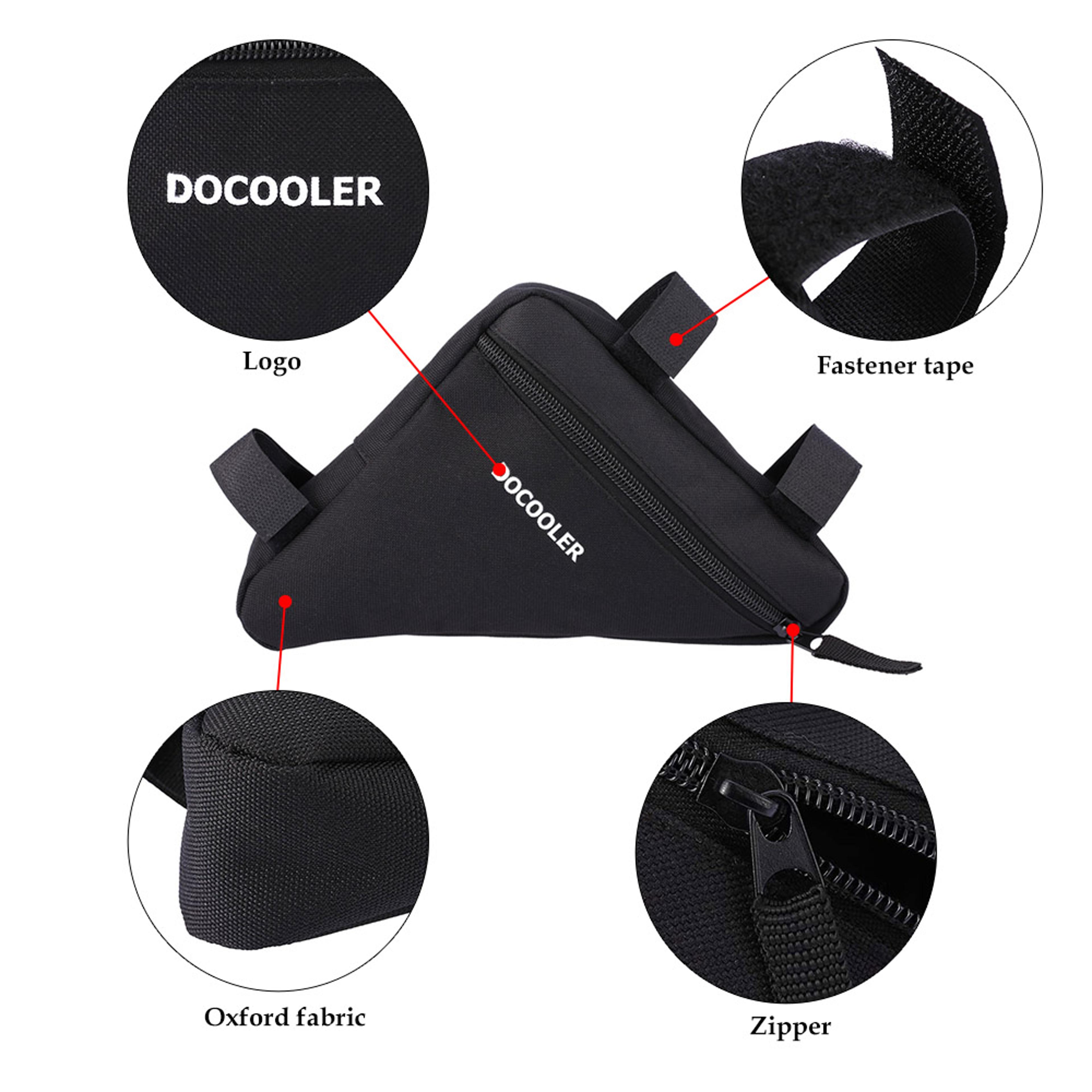 Triangle Cycling Bag Bike Bicycle Front Saddle Tube Frame Pouch Bag Holder Outdoor Bag Accessories 3