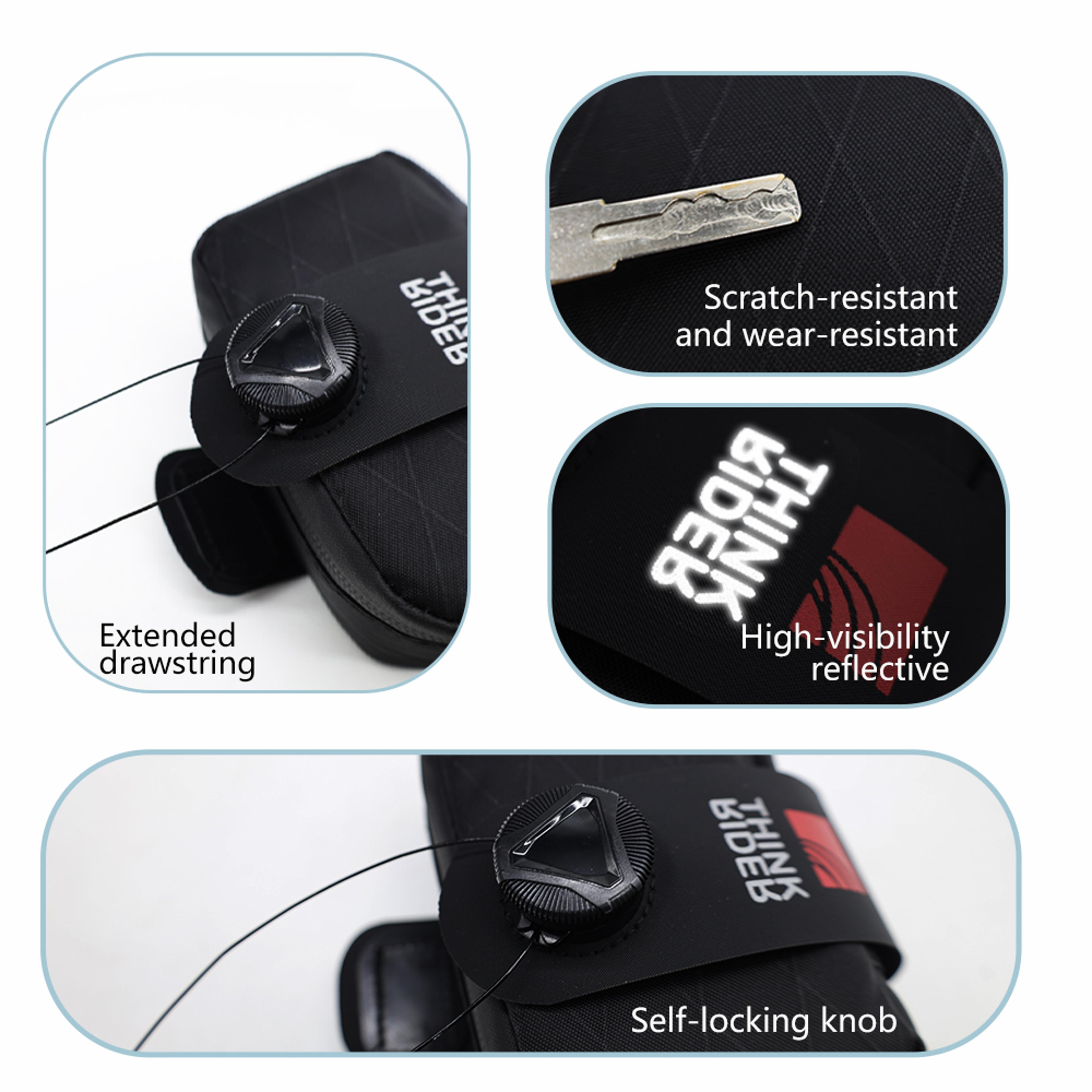 Bicycle Saddle Bag Mini Portable Tail Bag For MTB Road Bike Tool Kit Repair Bag Reflective Cycling  4