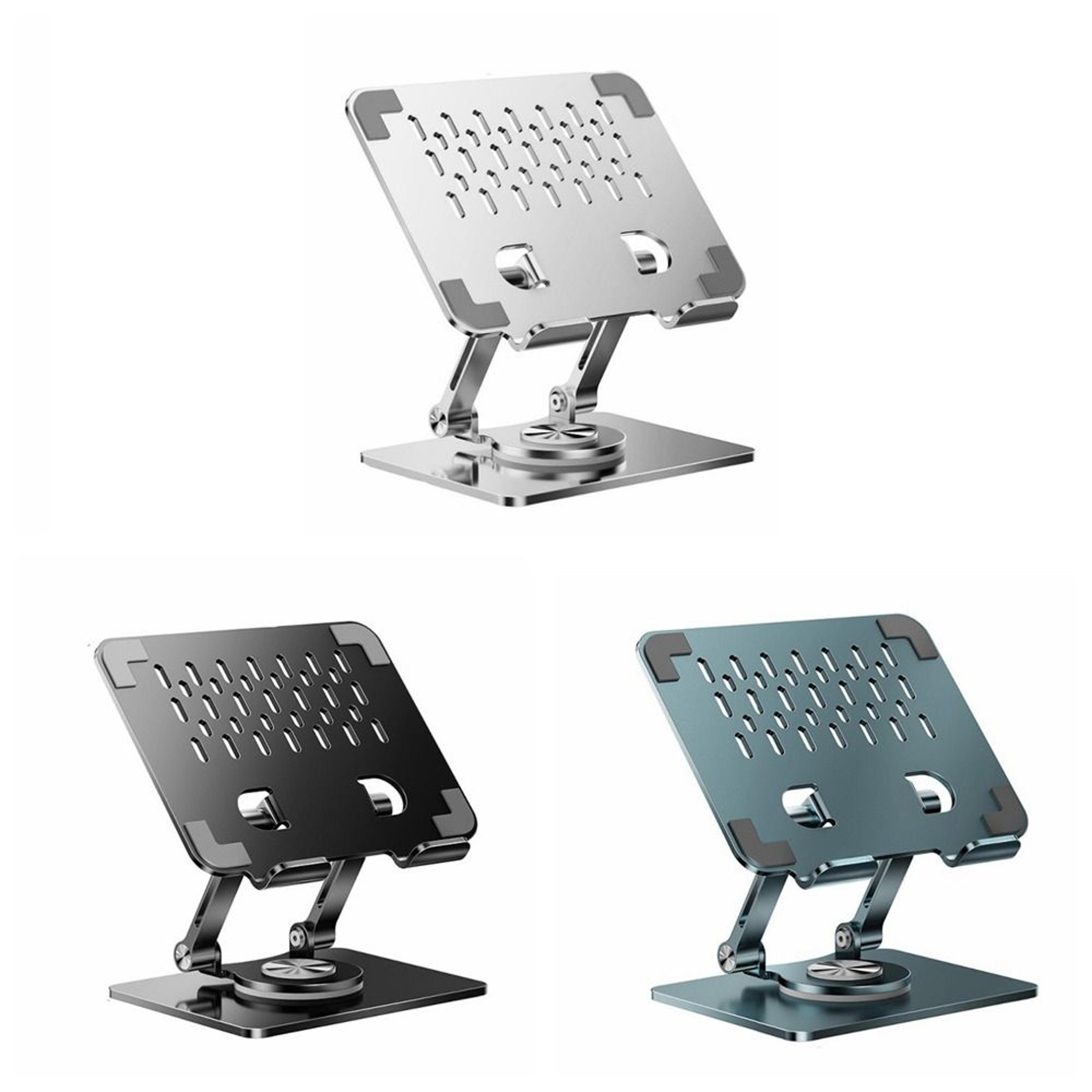 Rotation Tablet Stand Adjustable Tablet Holder AntiSlip Metal Bracket Fold Able Heat Dissipation 5