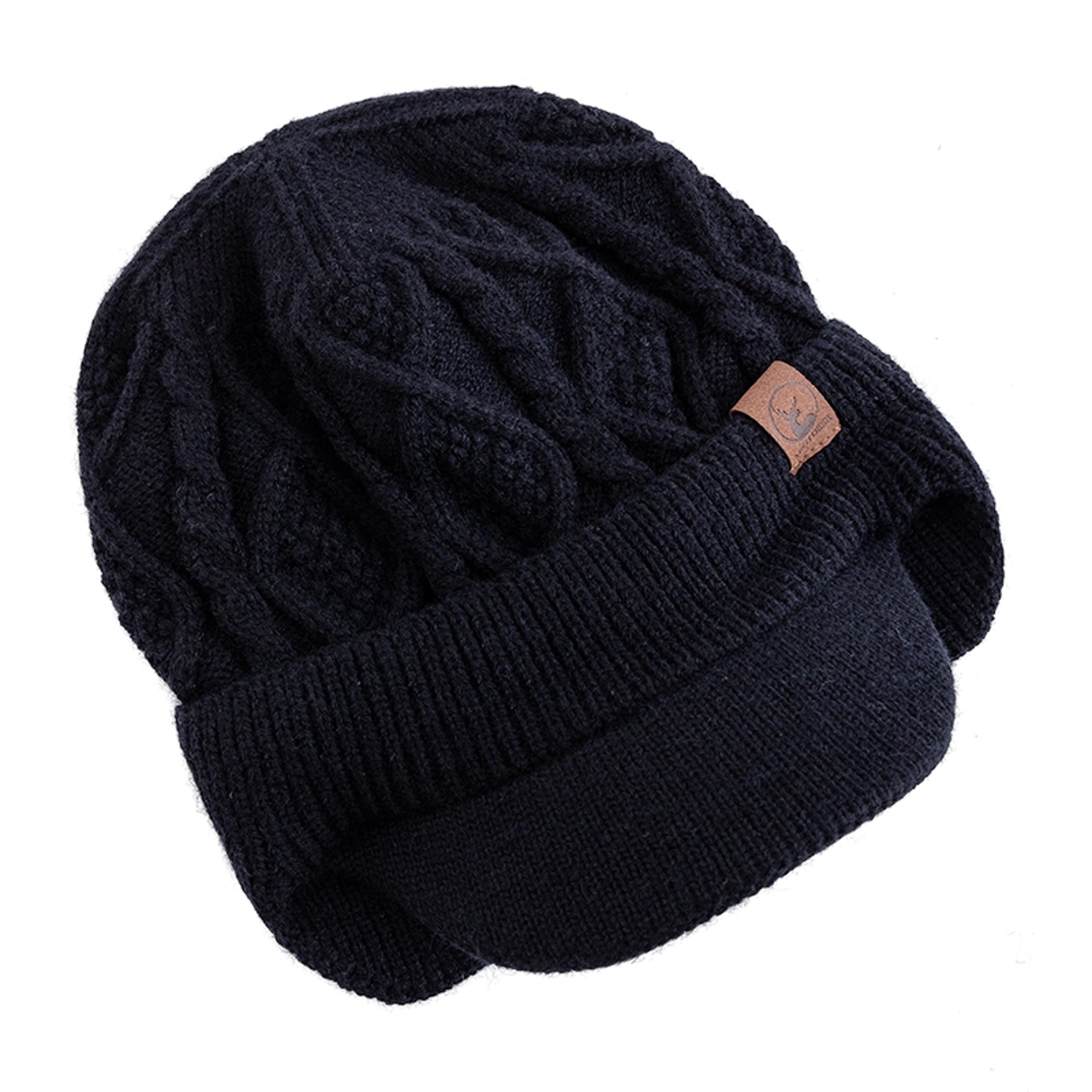Hot Sale Unisex Winter Hat Plush Fur Lined Warm Ear Flap Cap Soft Beanie Outdoor Thick Ski Knitted  1