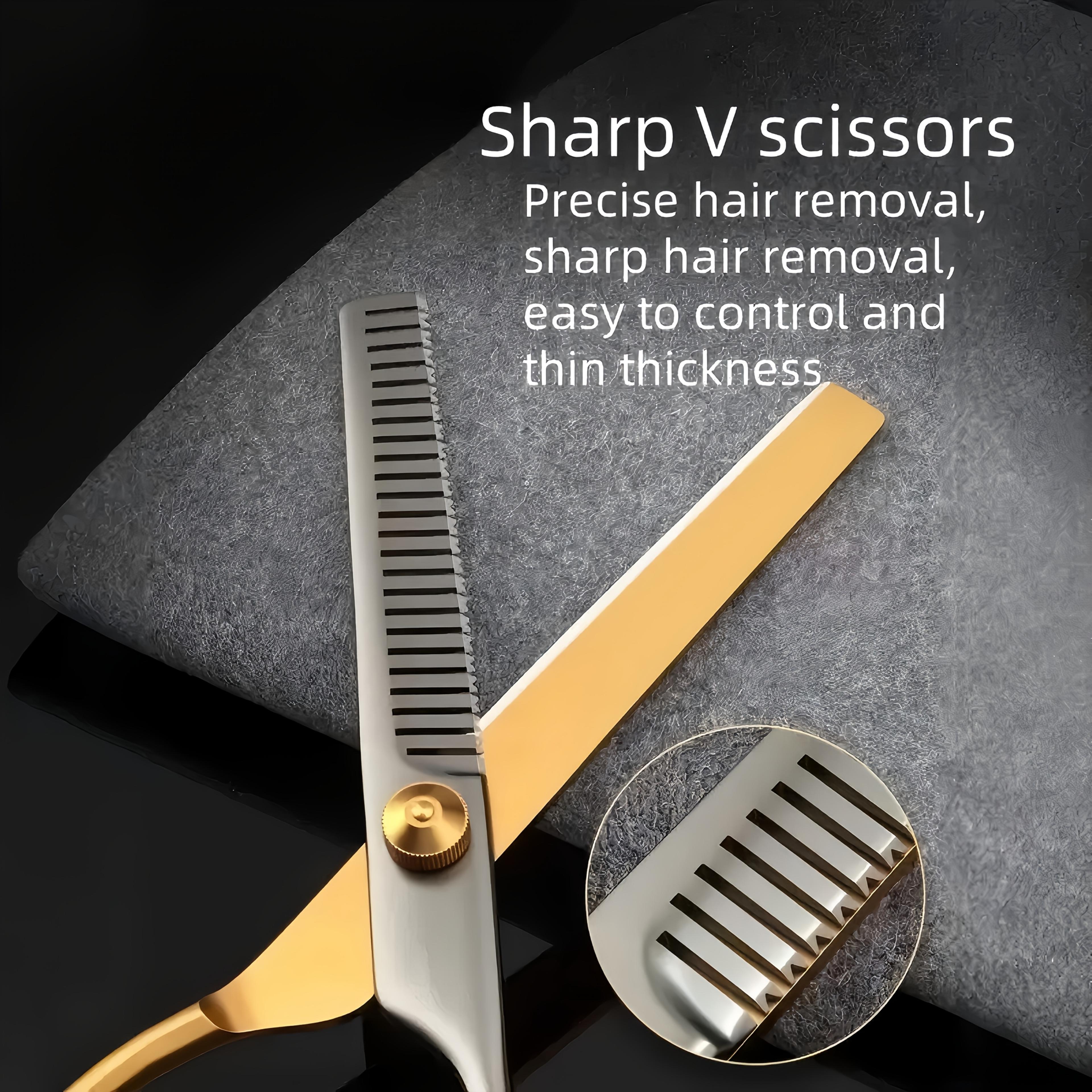 Hair Scissors Set Special FlatTooth Magic Scissors For Home Use Trim Bangs By Oneself 4