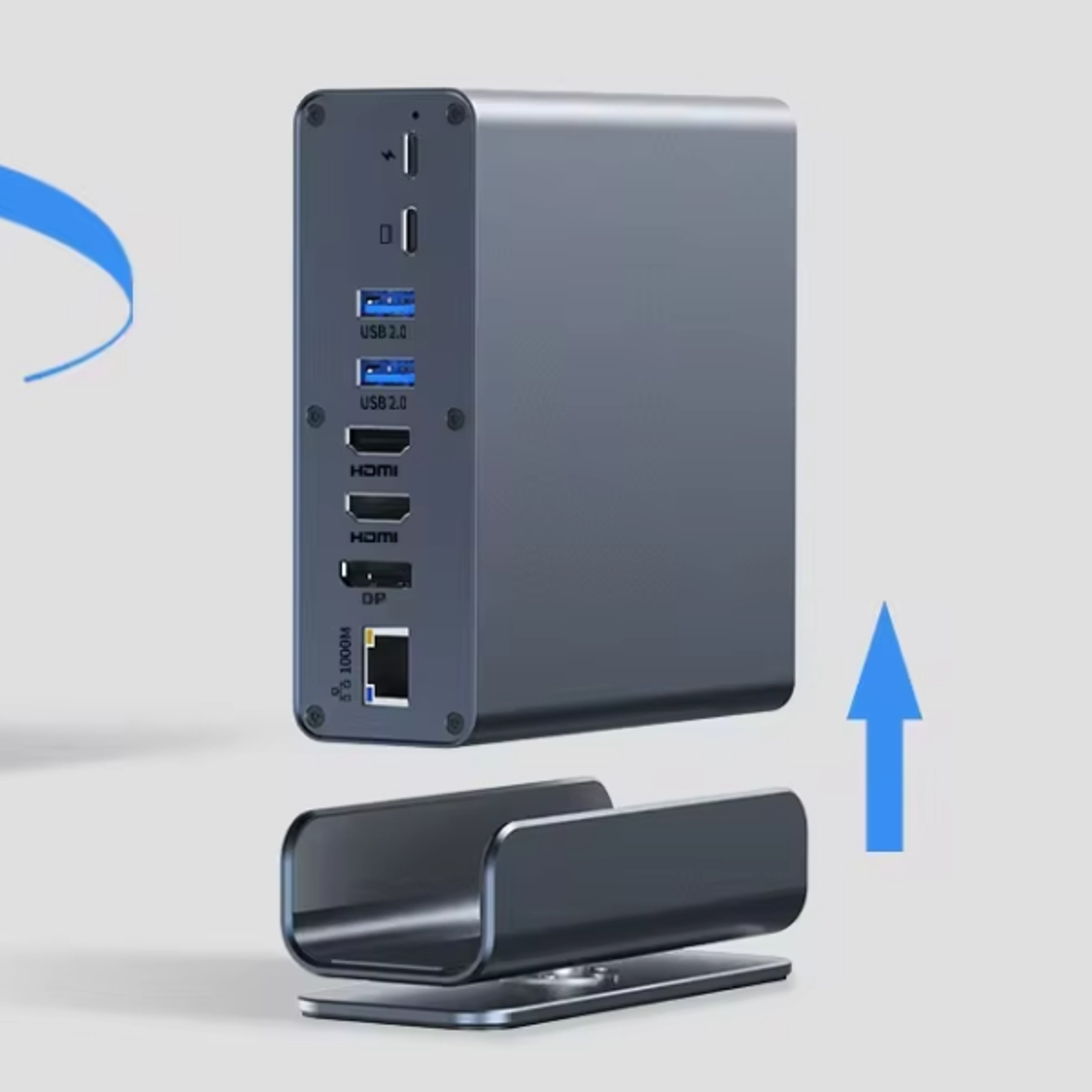 hub type-c docking station, 4k 60hz hdmi, usb, sd, tf, audio, display port adaptor