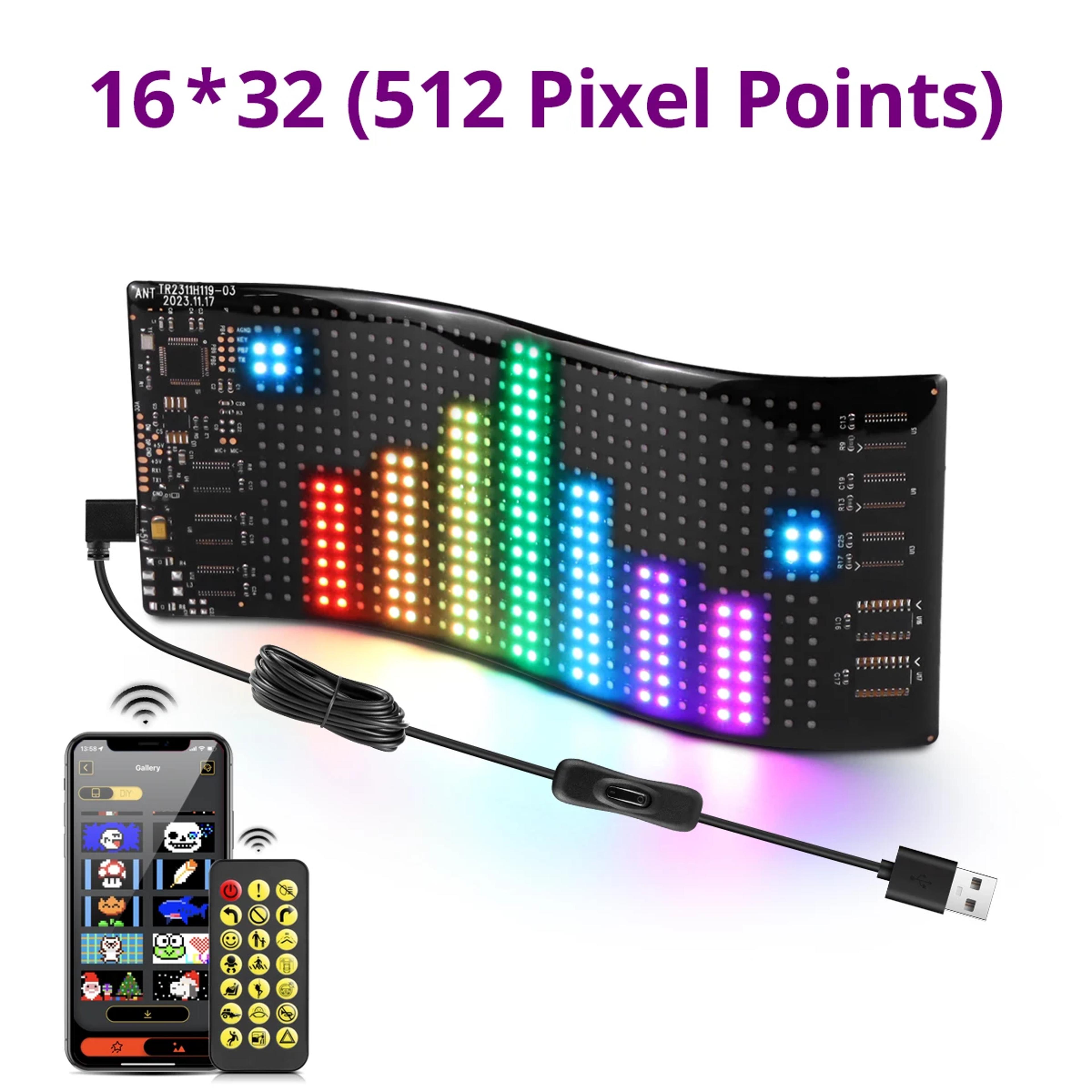Flexible Programmable LED Screen Message Scrolling Sign Board Ultrathin Soft Flexible Advertising L 2