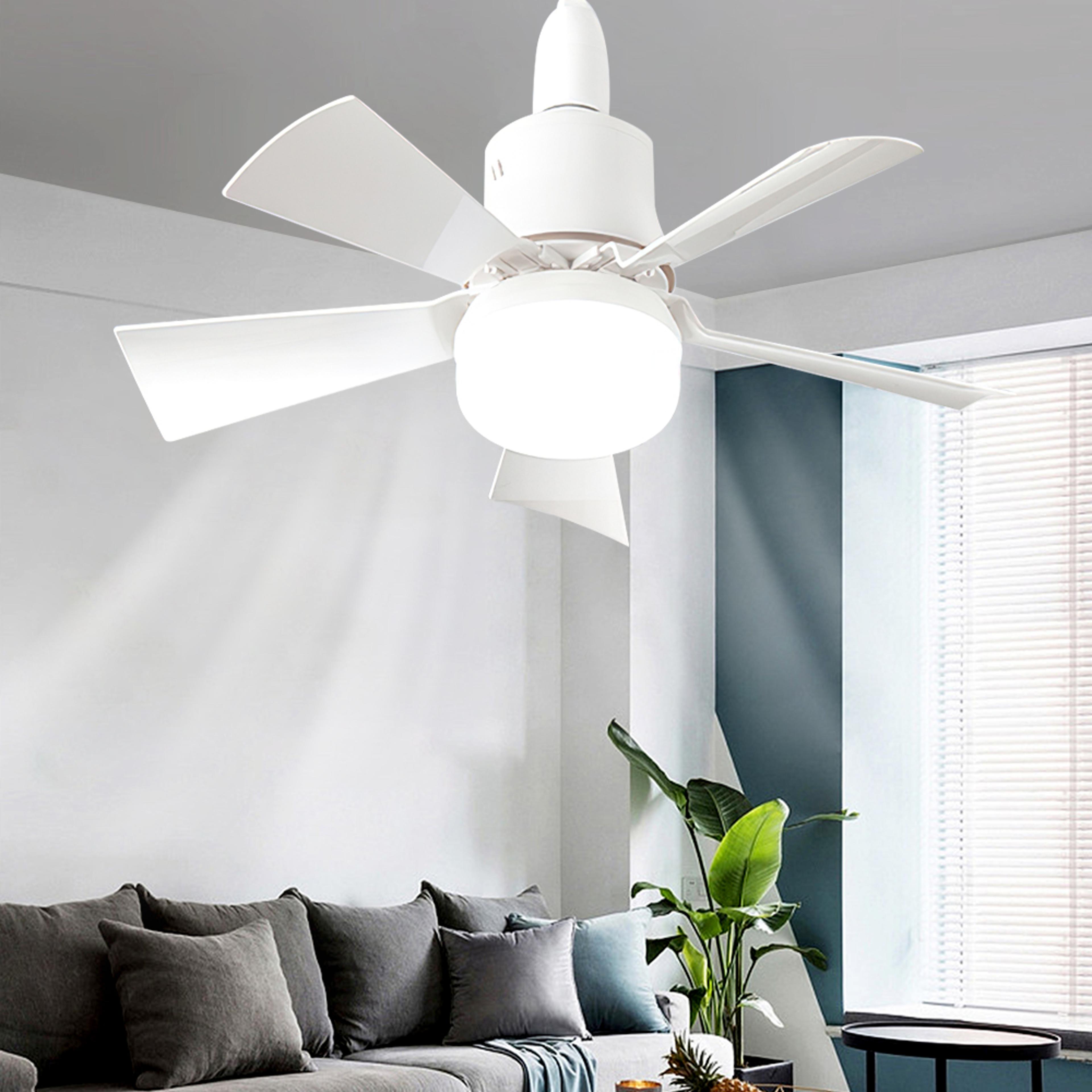 Smart Wireless Ceiling Fan Light Dimmable  Remote Control For Bedroom Living Room Kid Room Study 0