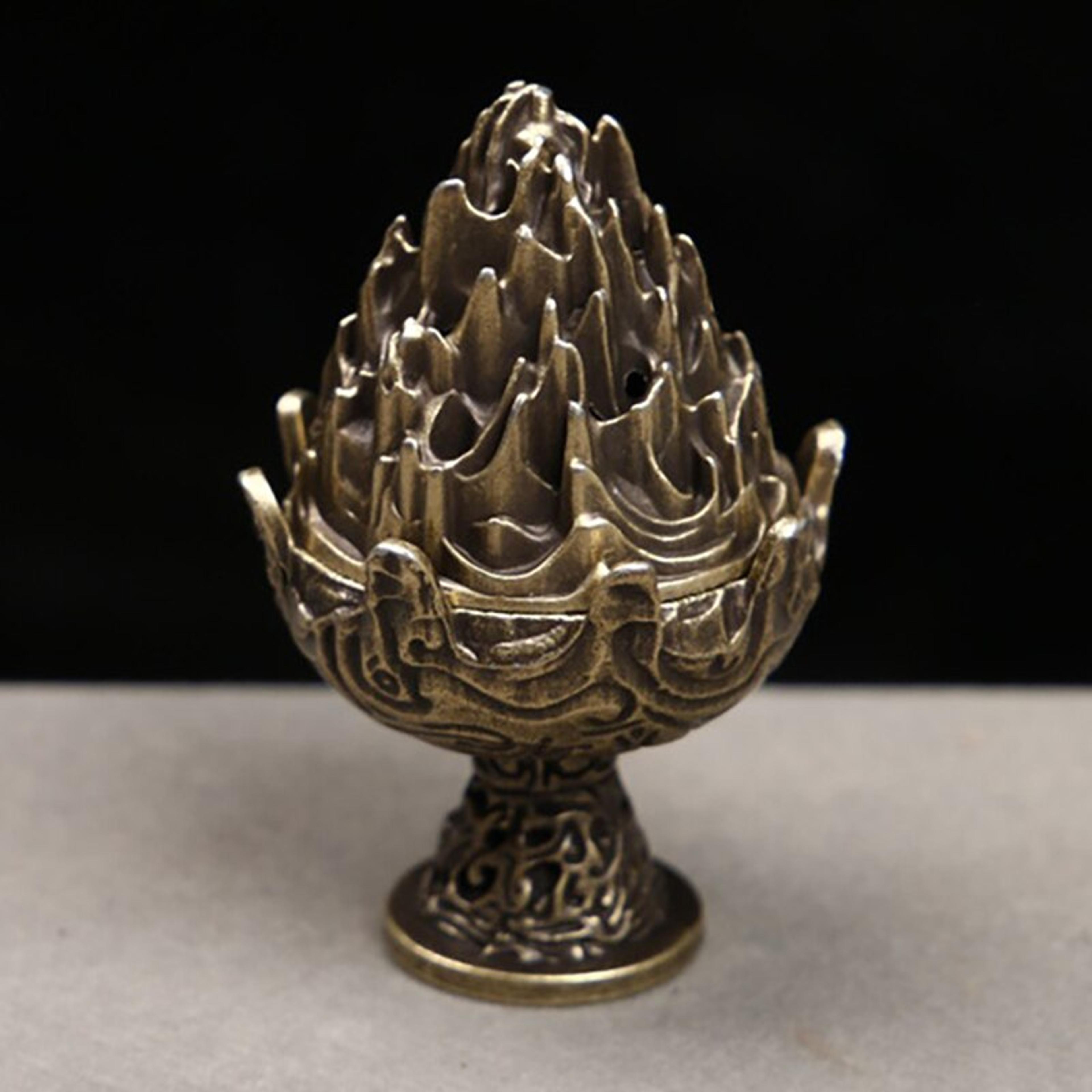 Incense Burner Tabletop Ornament For Home Office Decor Creative Portable Small Burner Collectible D 5