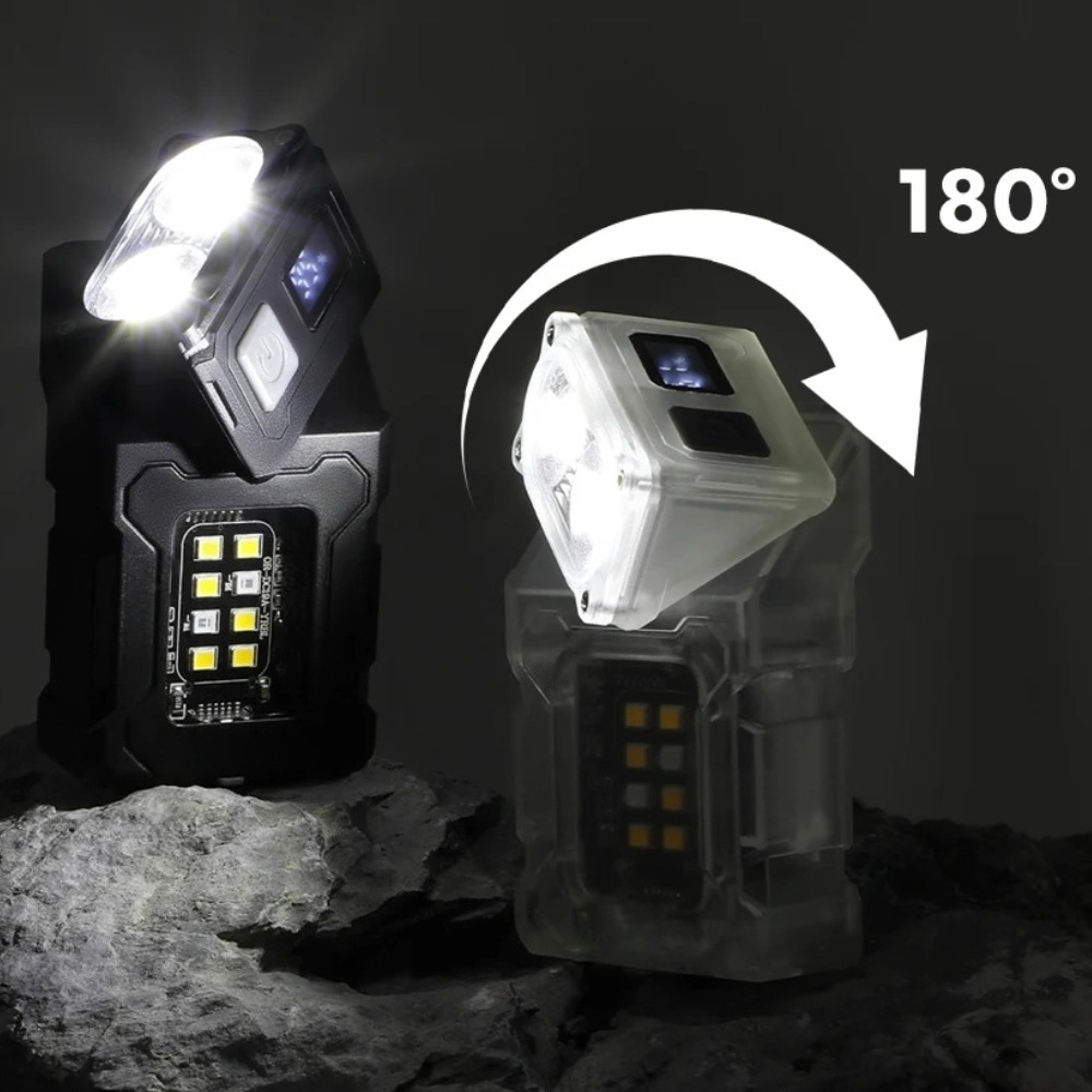 Mini USB Rechargeable LED Flashlight Super Bright COB Torch Portable Magnetic Work Light For Outdoo 5