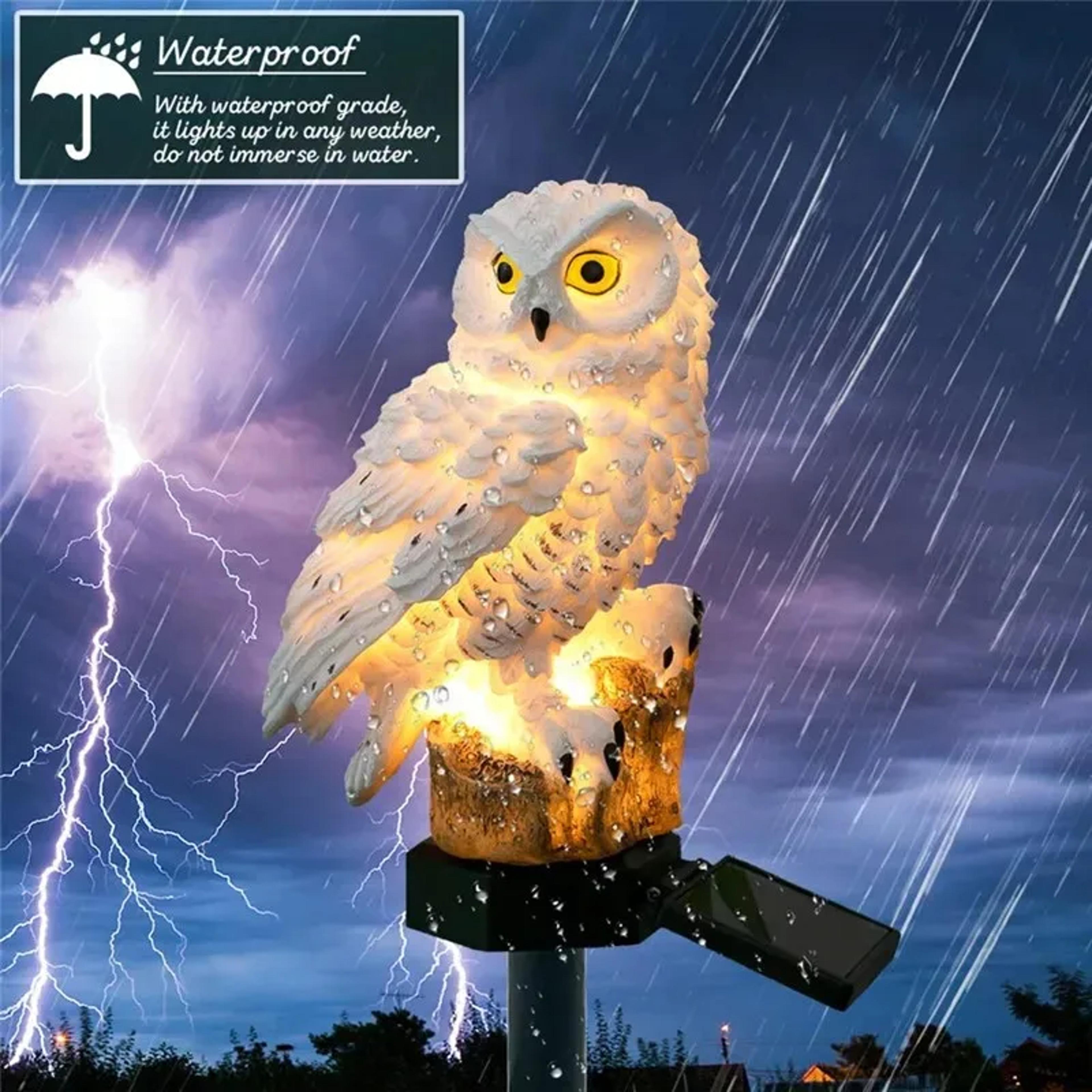 Solar Lamp Owl Animal Solar Garden Lights Solar Powered LED Light Waterproof Outdoor Garden Decorat 1