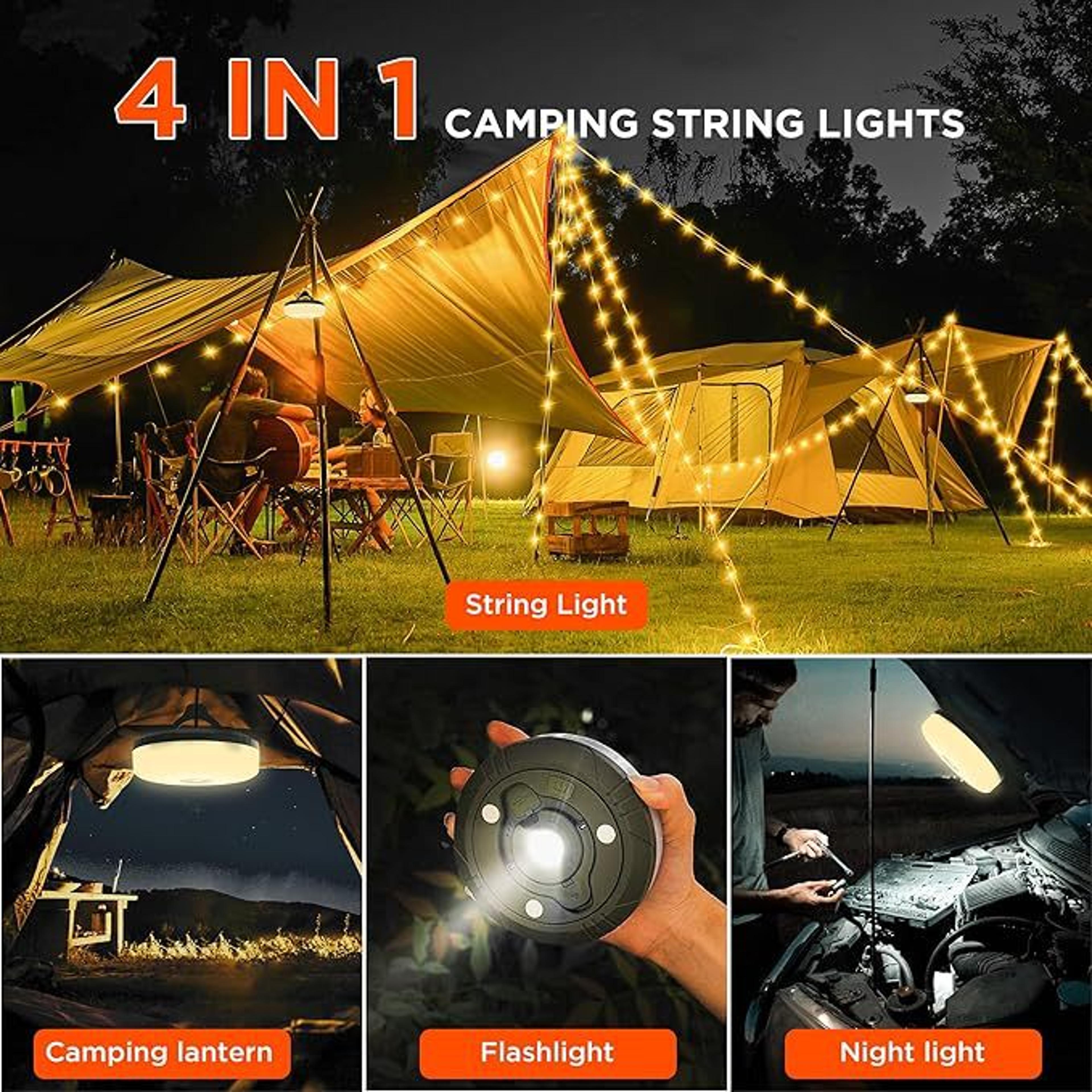 Rollable LED Garland Camping Light Colorful LED String Lights For Party Tent Festive Atmosphere Lig 3