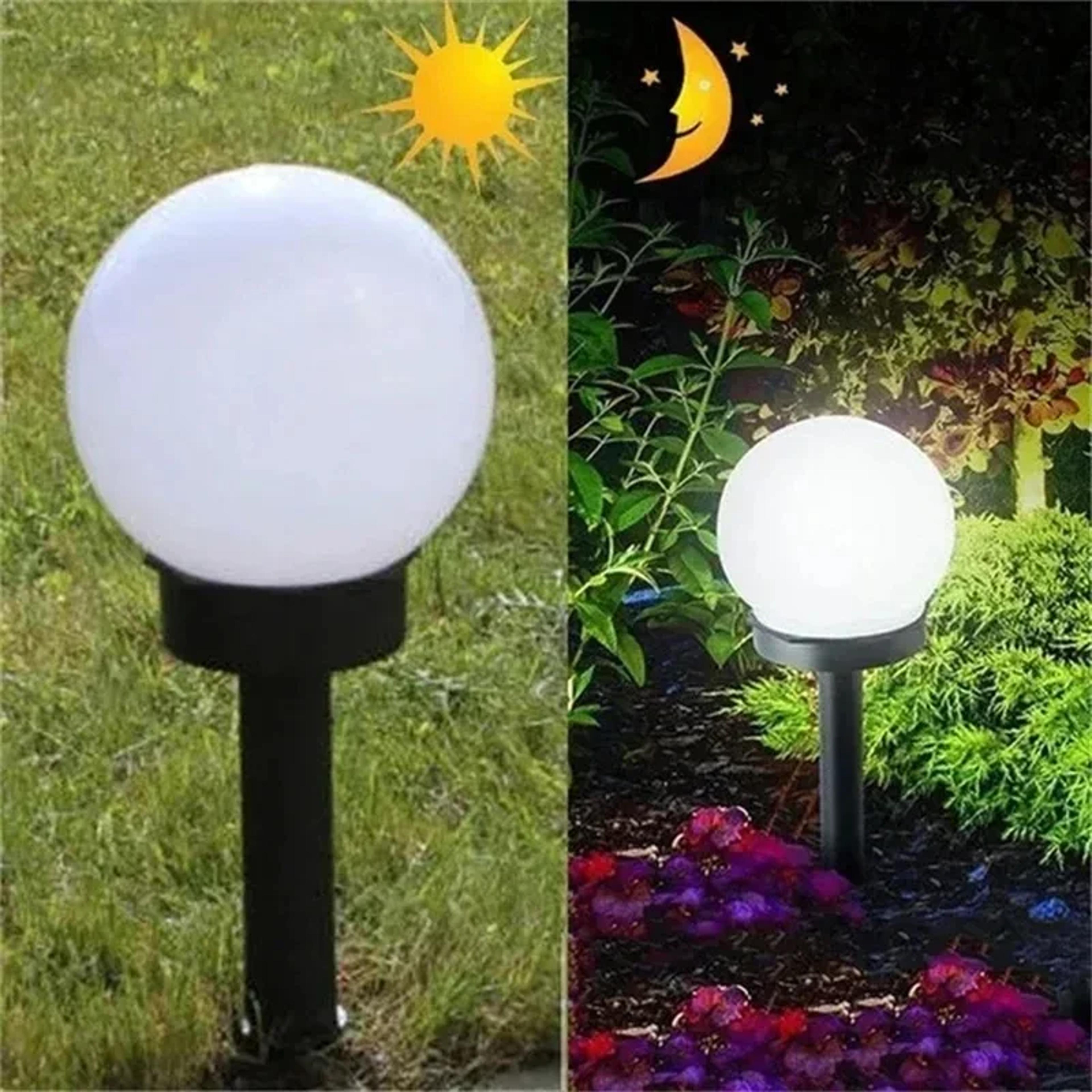 Bulb Lamps Waterproof Energy Ball Lights Solar Powered LED For Outdoor Garden Yard Driveway Path La 0