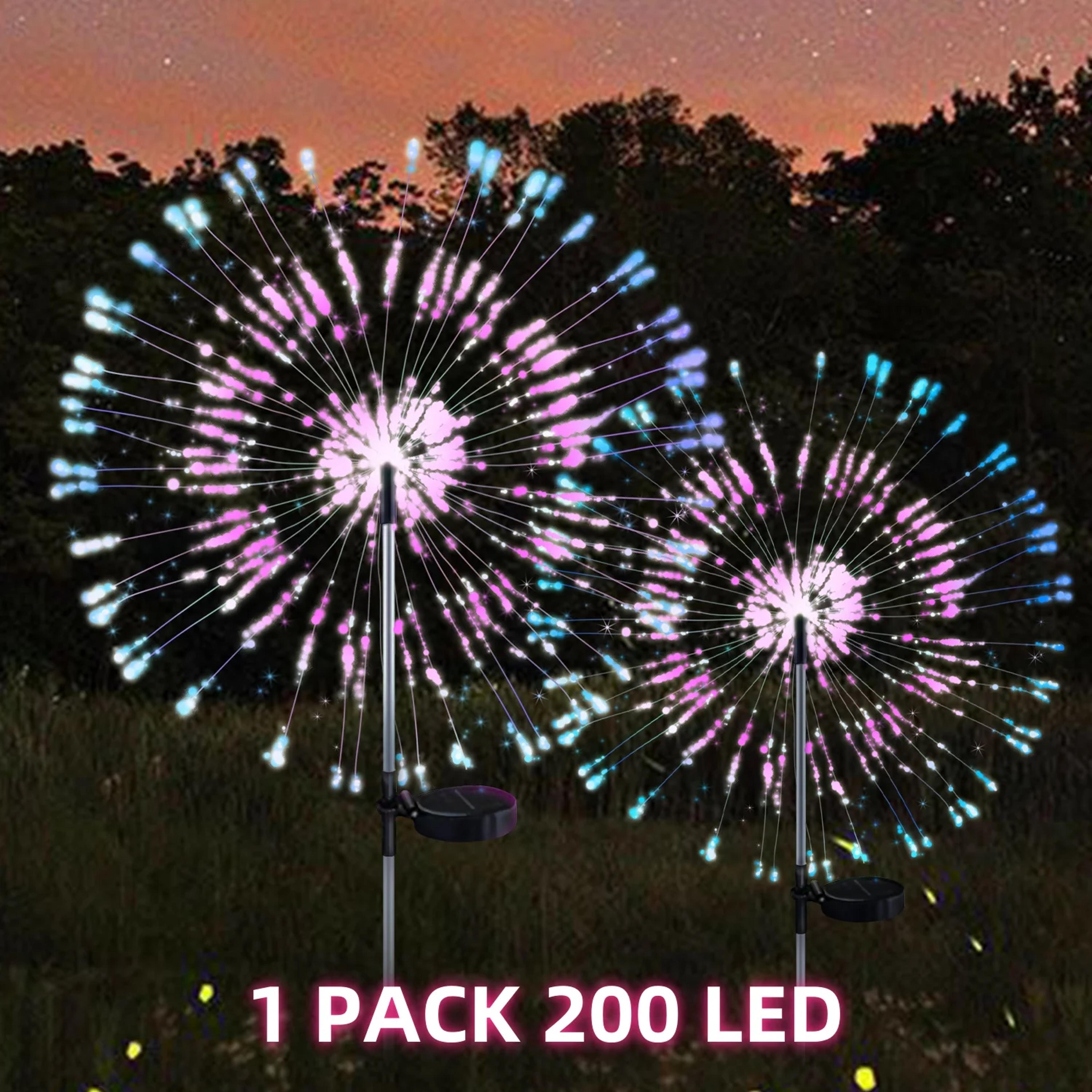 Outdoor DIY Lights  Lighting Modes Solar Fireworks Lights Courtyard Garden Patio Lawn Landscape Lig 2