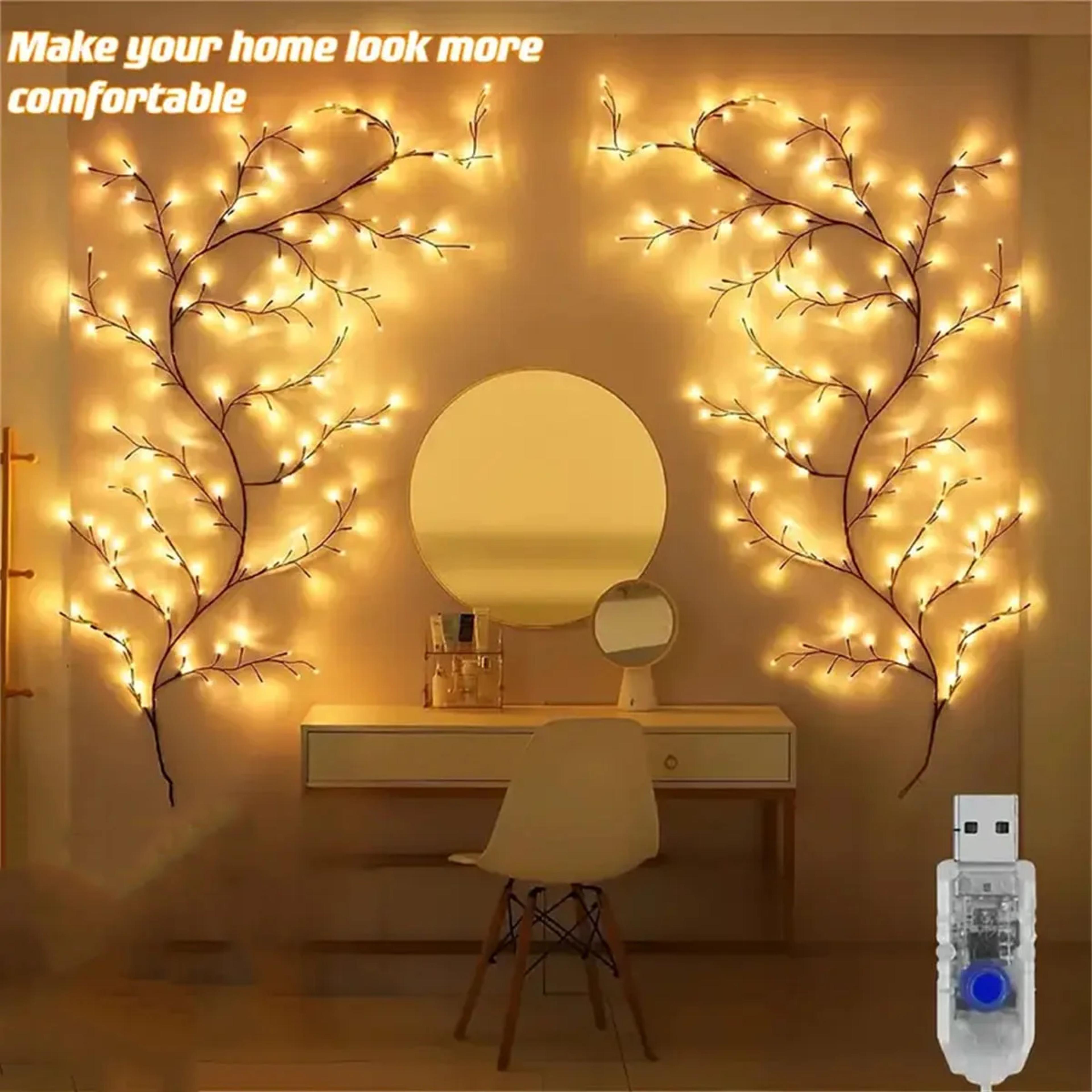 Bendable Willow Branch Lights Birch Tree Lamp Vine Tree Atmosphere Light For Christmas Thanksgiving 2