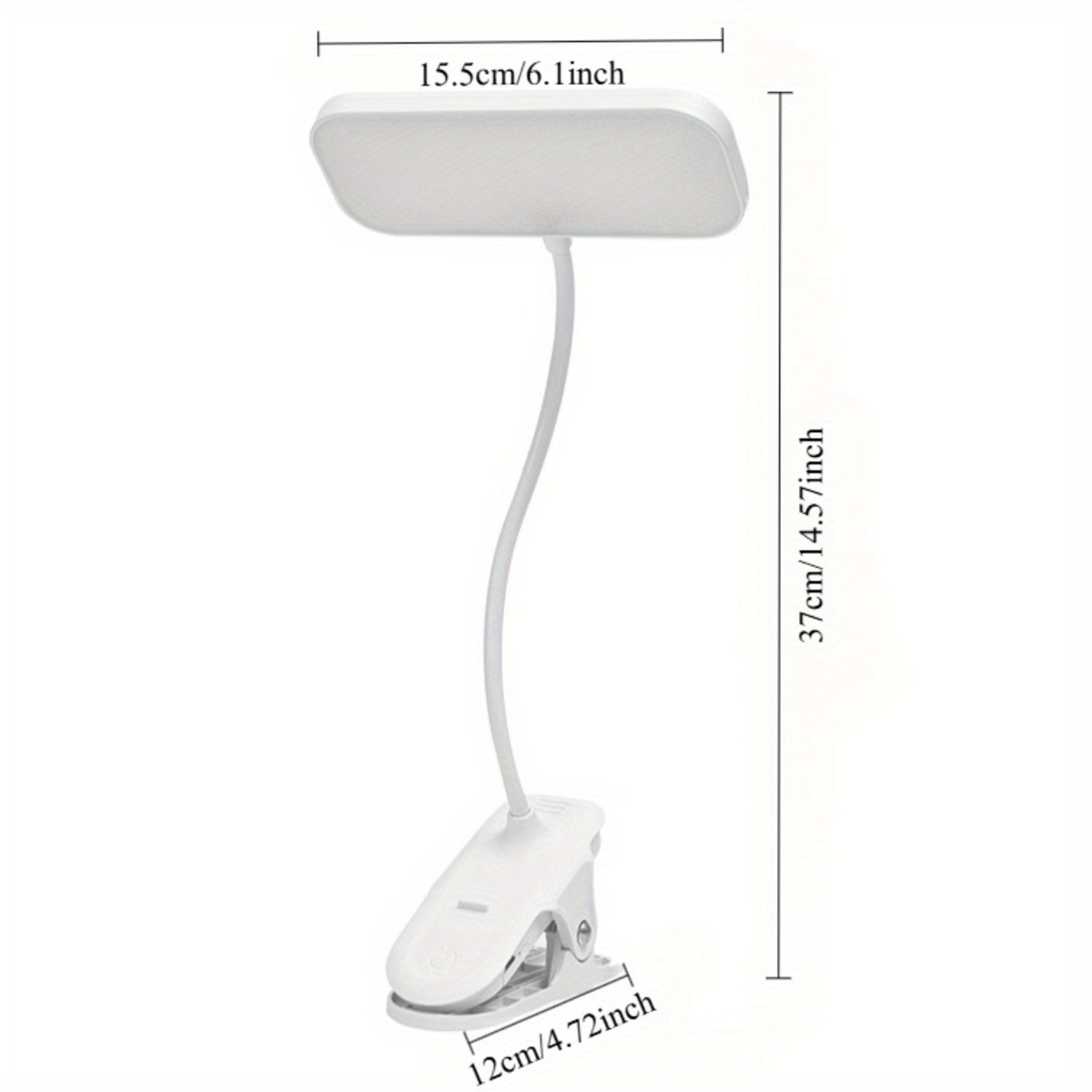 LED Eye Protection Clip Table Lamp For Study Dormitory Rechargeable Plugin Childrens Bedside Lamp R 2