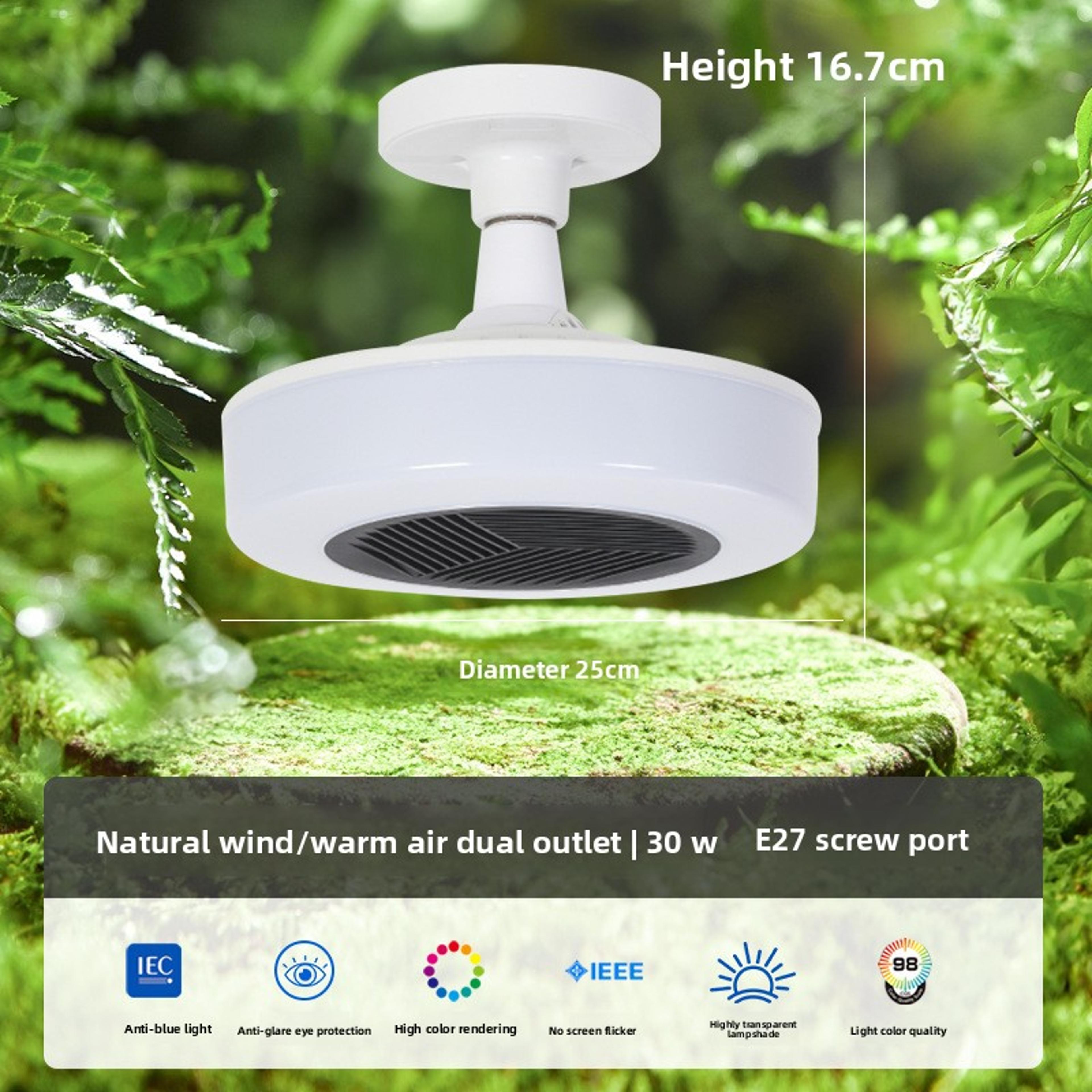Dual Mode Fan Light With Cold And Warm Air Lownoise Fan For Bedroom Living Room Kid Room Study 3