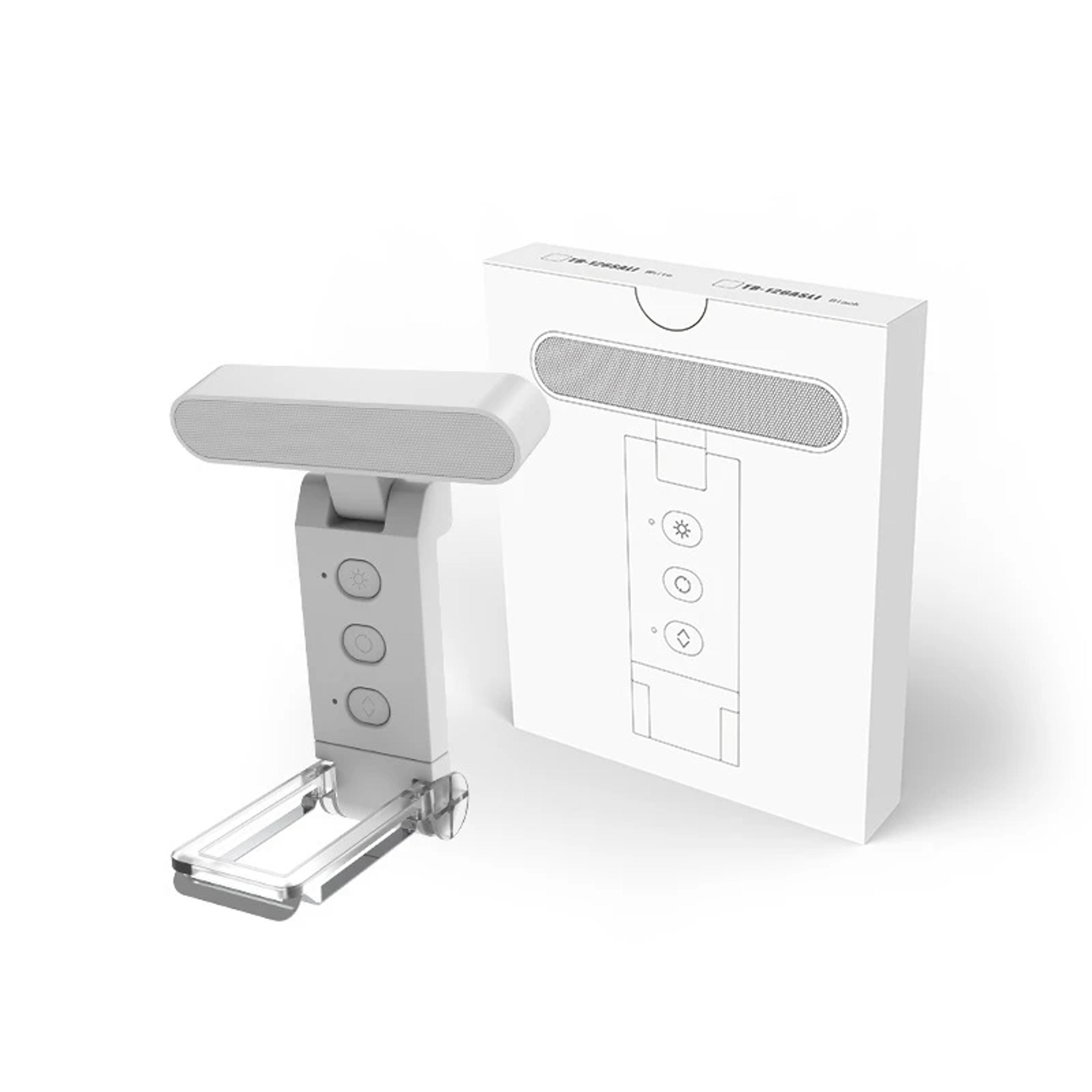USB Clipon Reading Light Portable Rechargeable Book Clip Lamp For School Fold Able LED Bookmark Lig