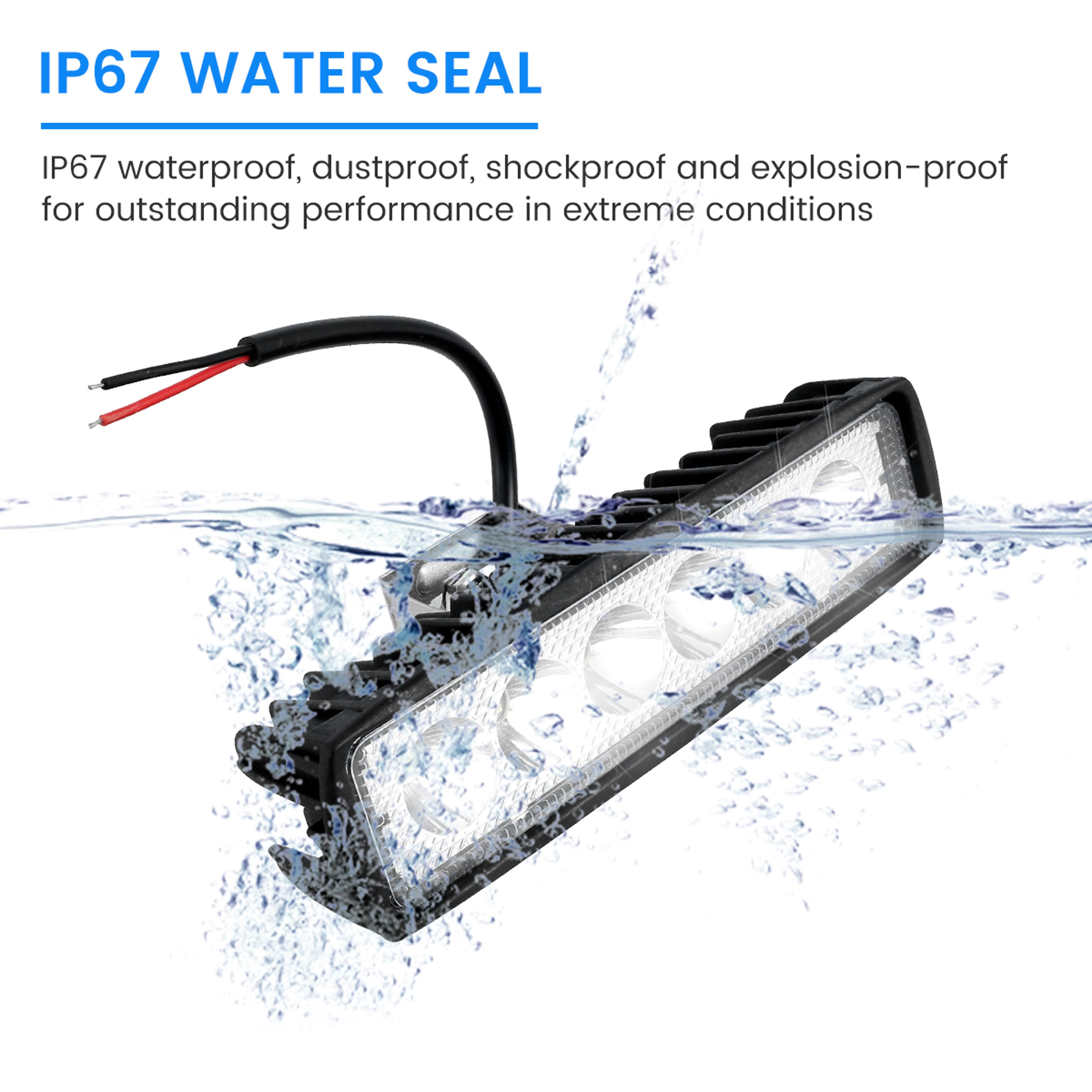 Car LED Light Bar Super Bright Work Light Waterproof Flood Spot Light For Off Road Headlight 5