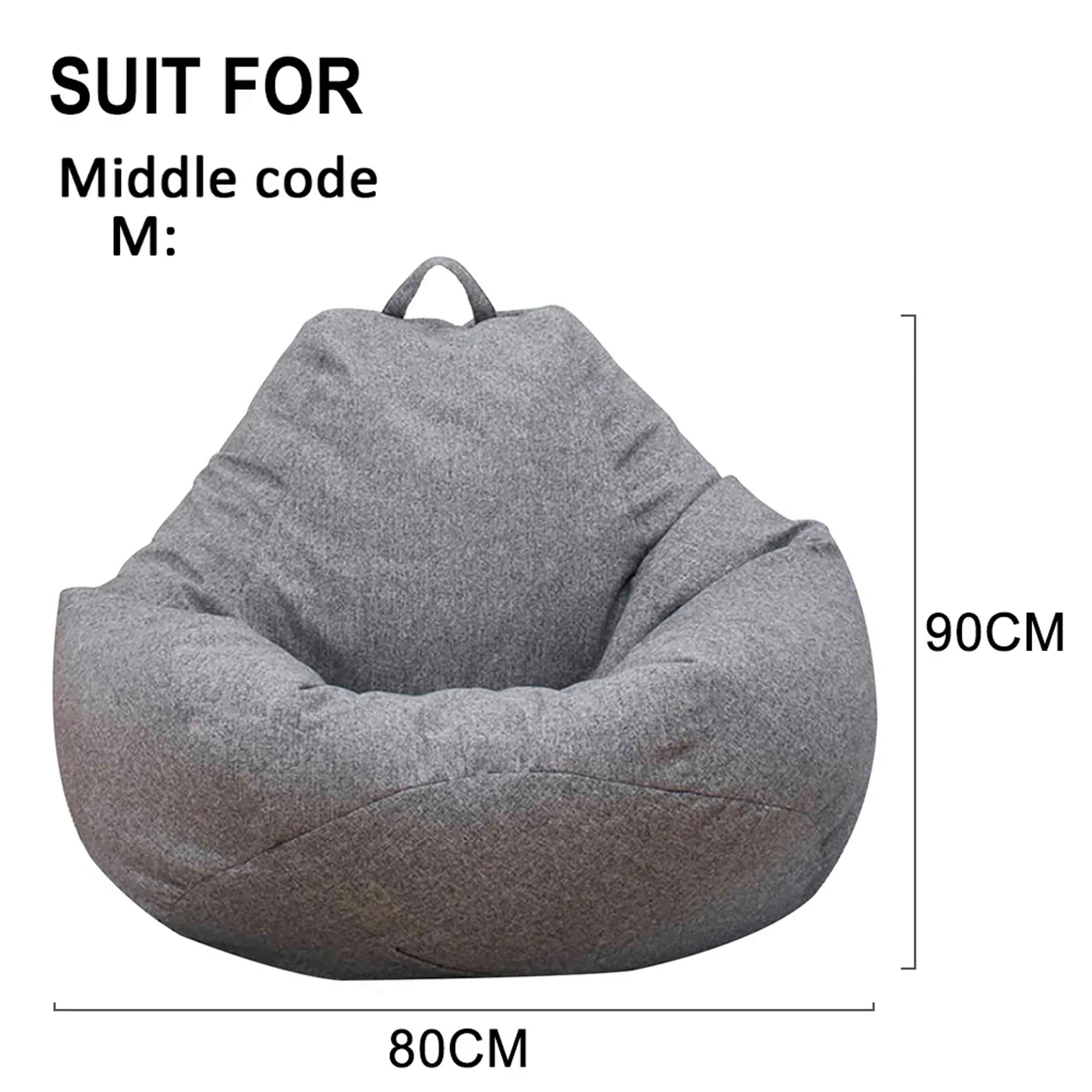 Comfortable Adults Bean Bag Chair Lazy Sofas Cover Couch Living Room Bedroom Home Tatami Lounger Co
