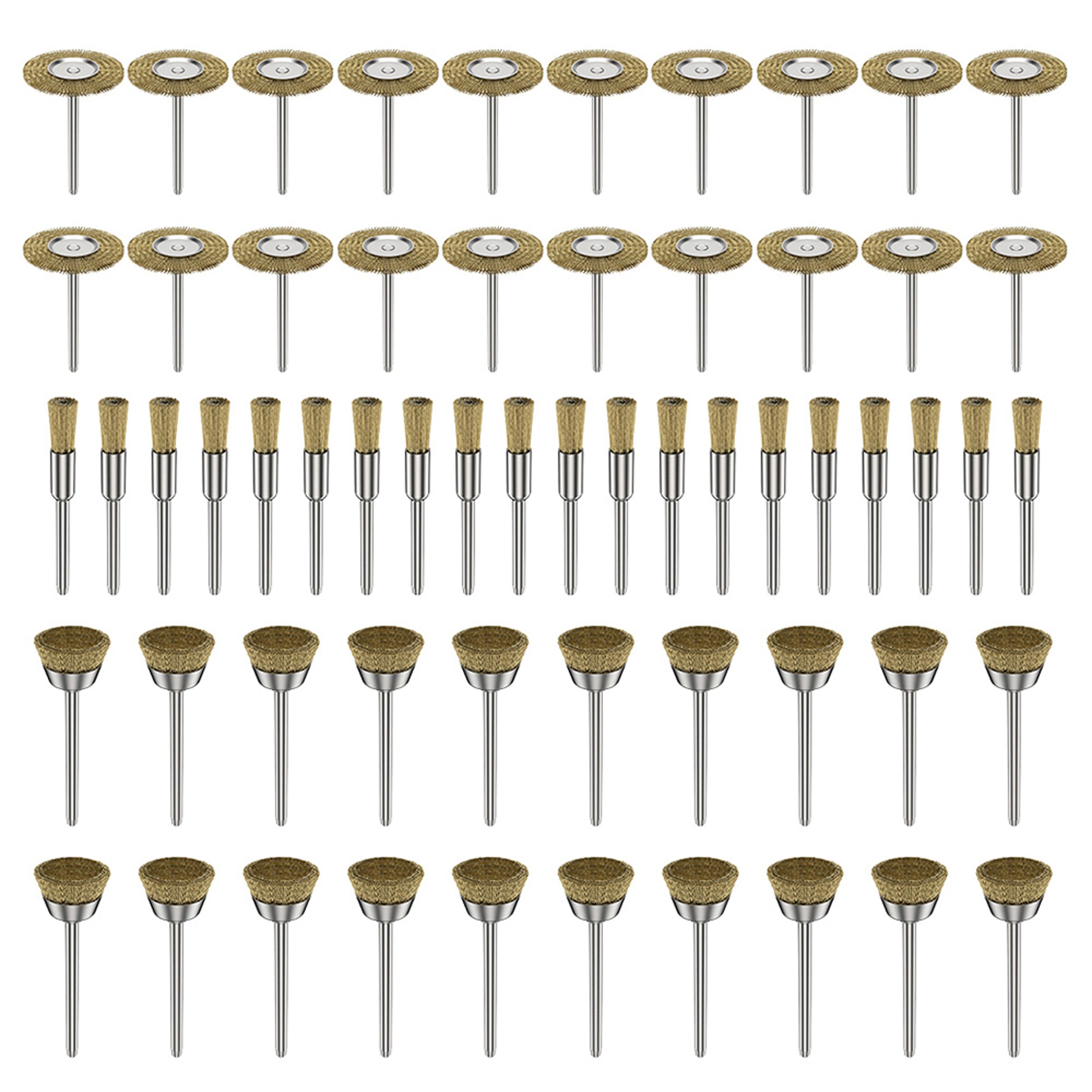 Accessories Wheel Brass Brush For Rust Removal Stainless Steel Tool For Polishing Rotary Voiture Mi 5