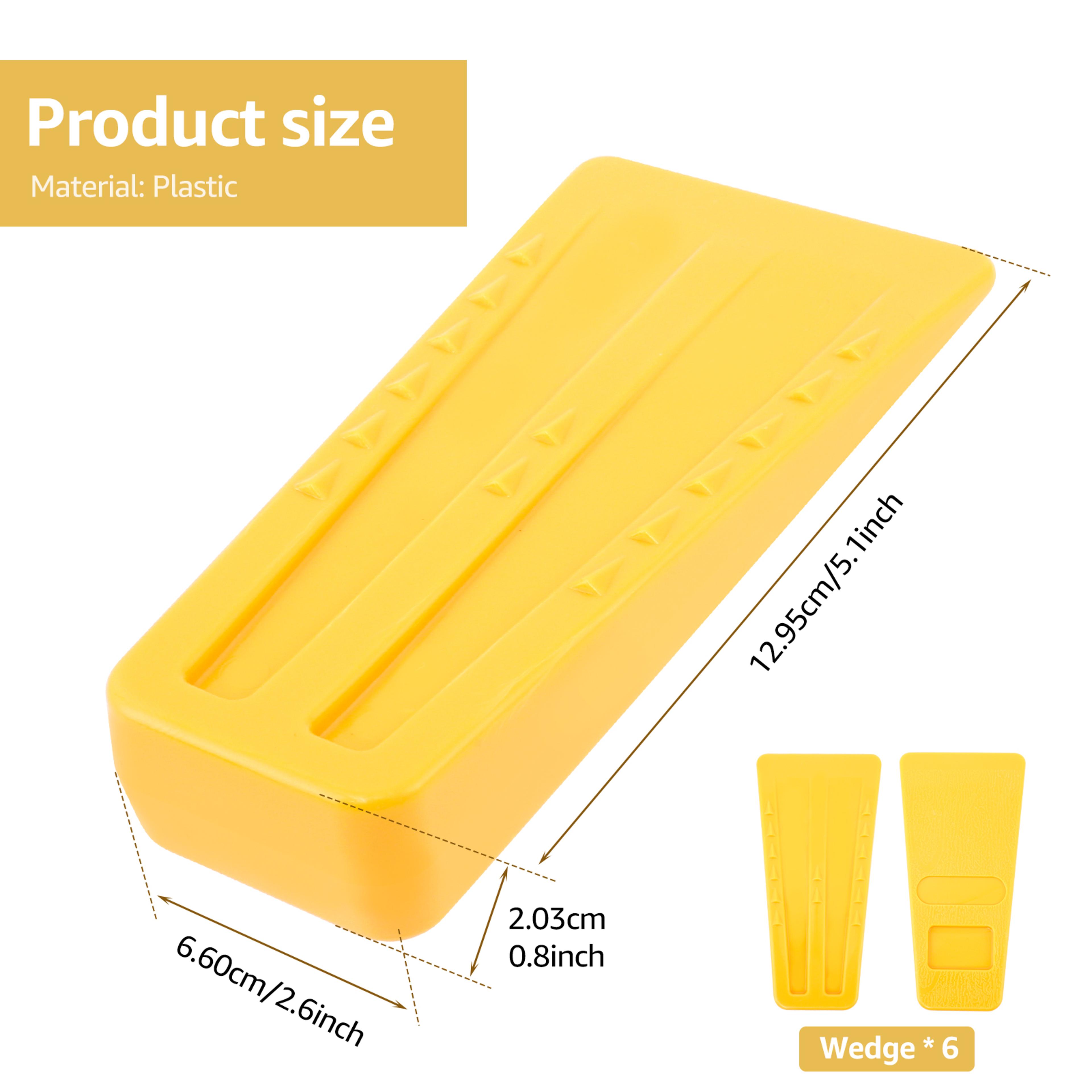 Felling Wedges Plastic Chain Saw Accessories Wear Resistant Tree Safety Cutting Wedge Logging Suppl 6