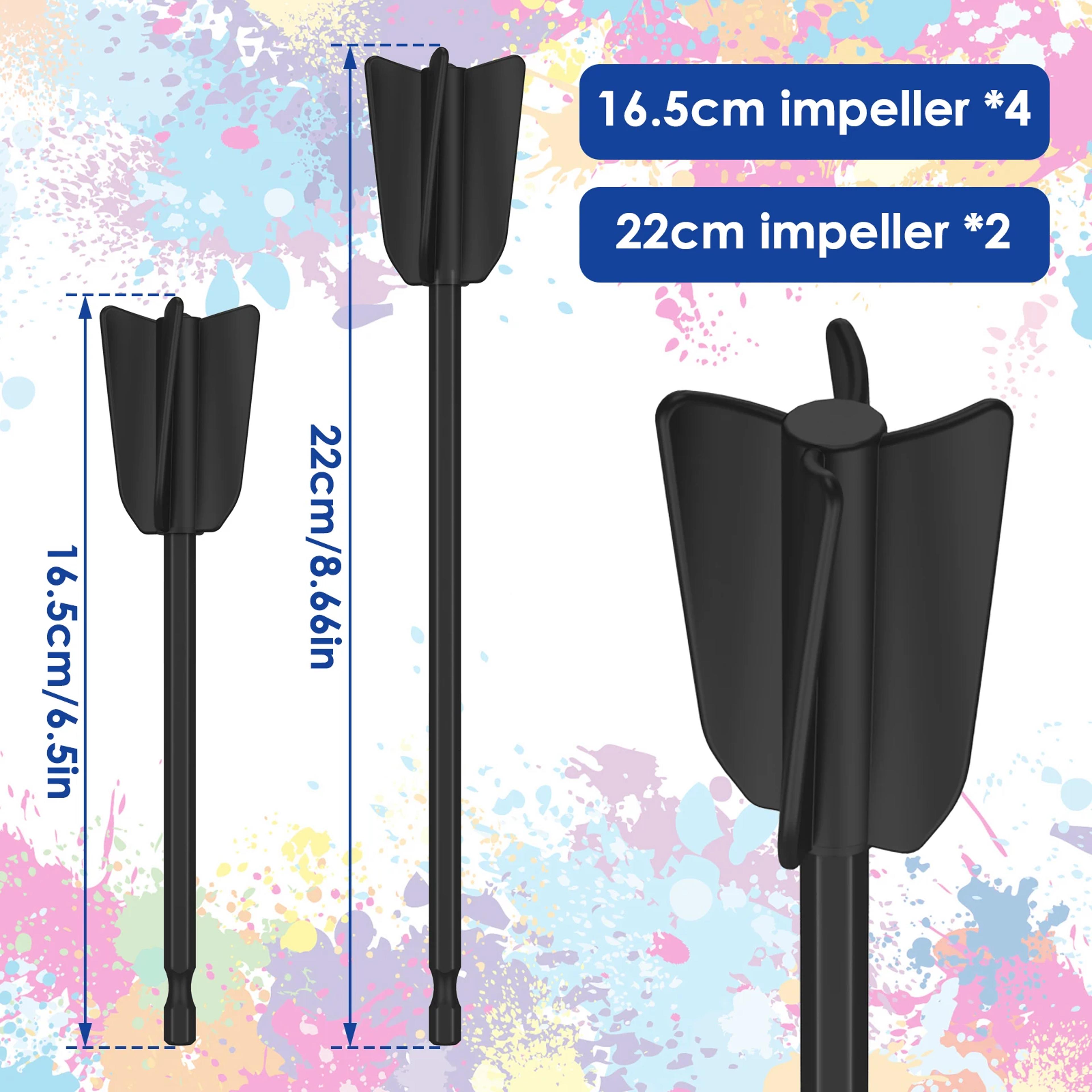 Mixer Paddle Blade Reusable Attachment Powerful Quick Mixer For Paint Reduce Bubbles Mixer Part 6