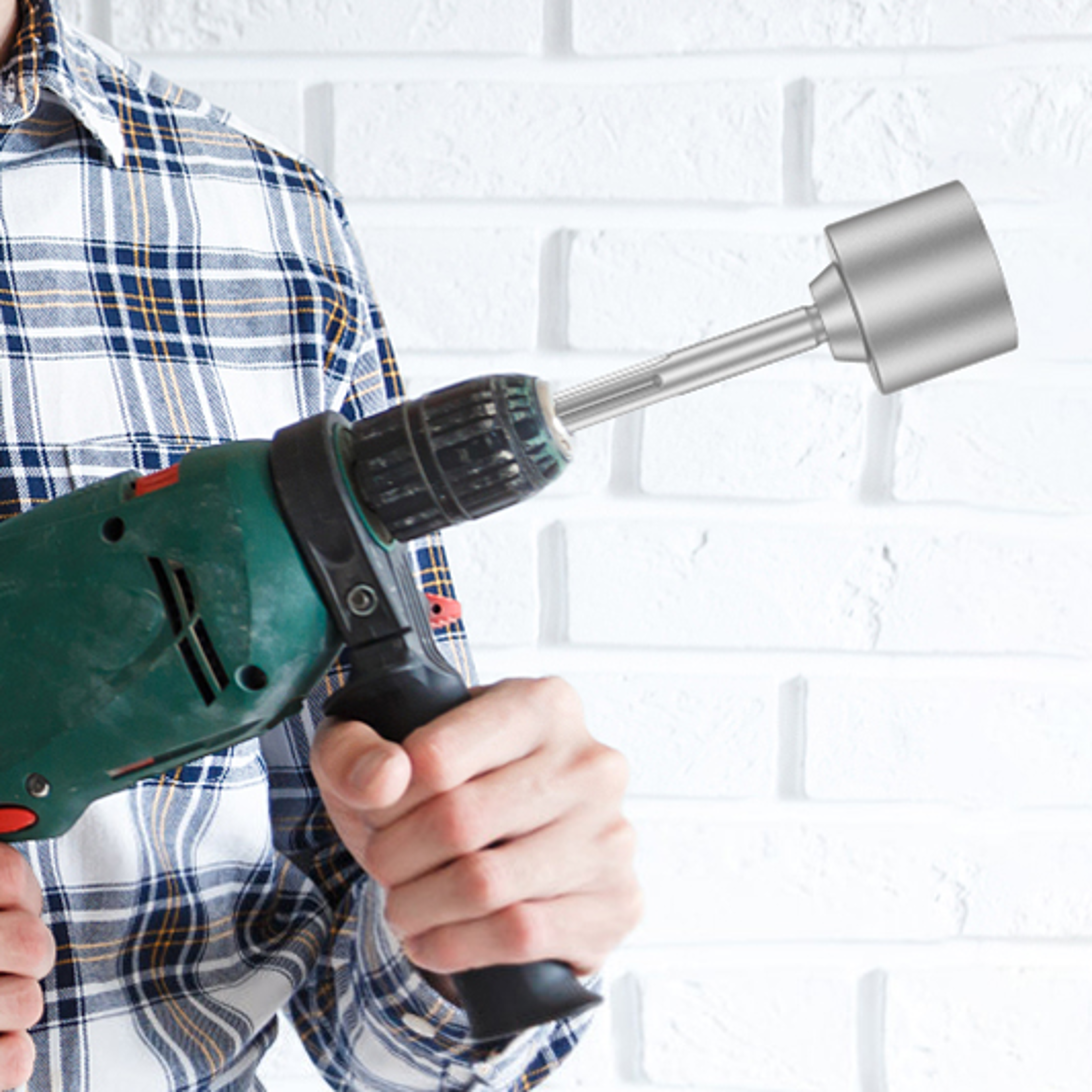 SDS MAX Driver Ground Rod Heavy Duty Rod Bits Socket Steel Wear Resistant Rotary Hammer Drill 1