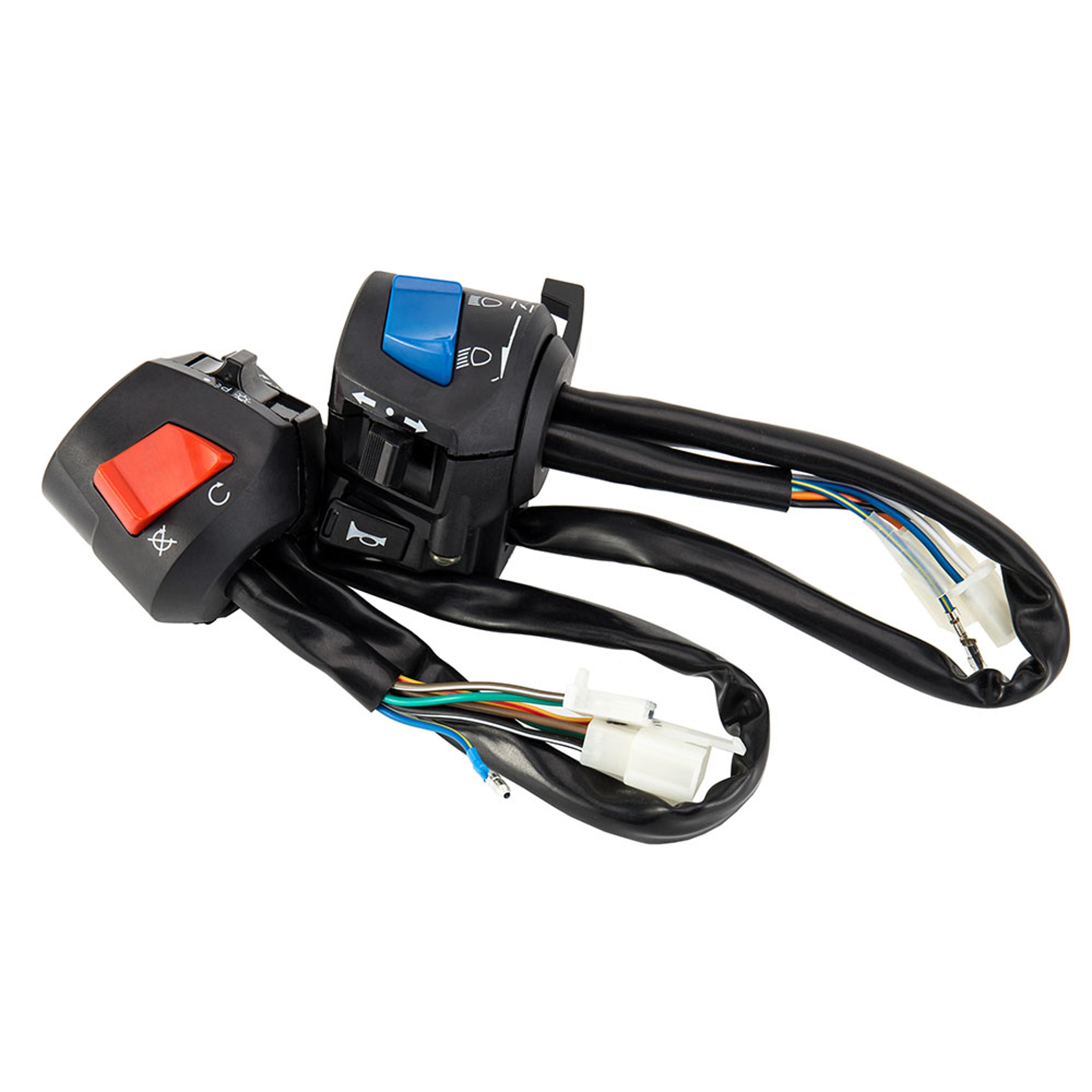 Motorcycle Switch Control Handlebar Universal Waterproof Horn Turn Signal Headlight Modified Switch 3