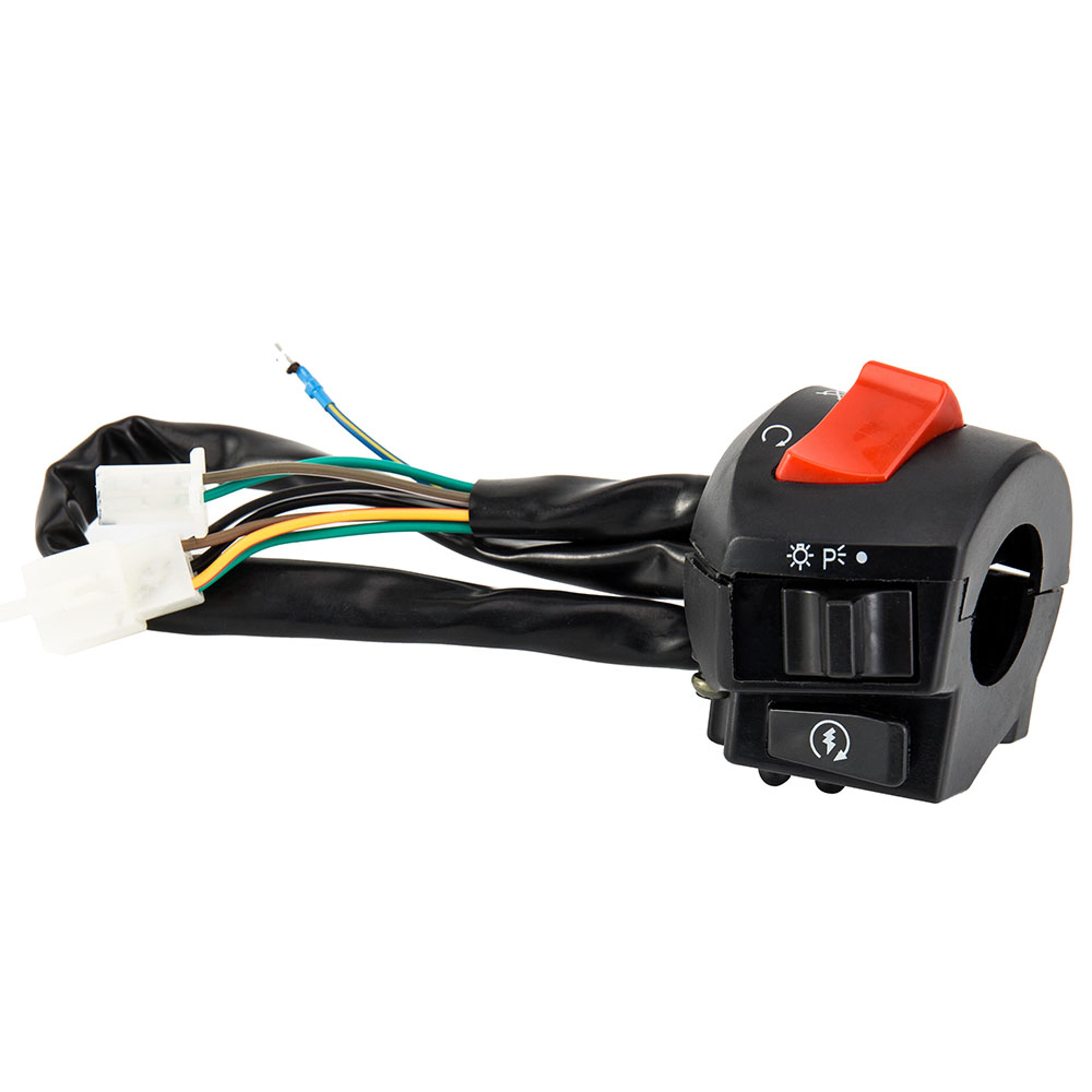 Motorcycle Switch Control Handlebar Universal Waterproof Horn Turn Signal Headlight Modified Switch 4