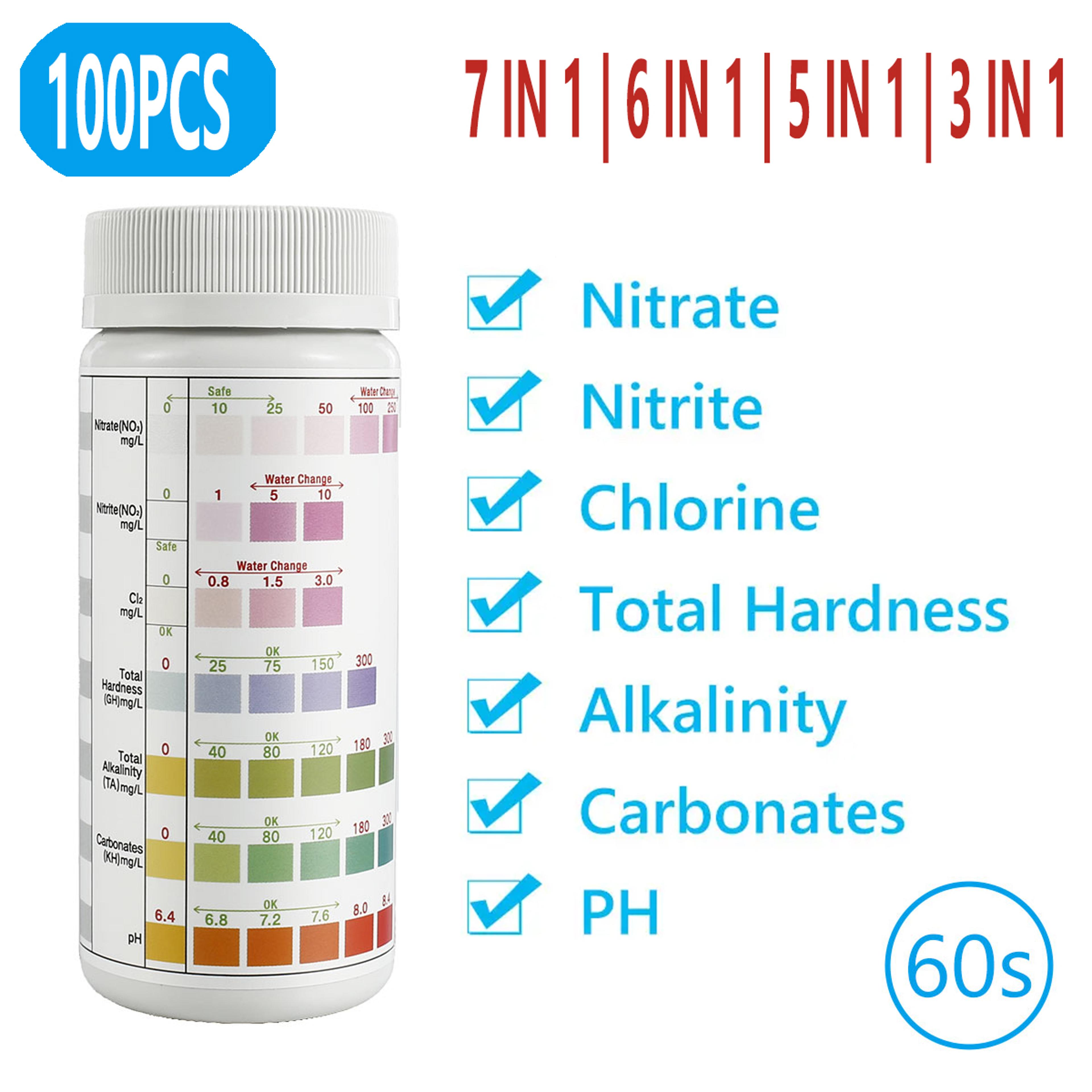 Aquarium Test Strips Kit For Fish Tank Freshwater  Saltwater PH And Water Quality Test Strips 1