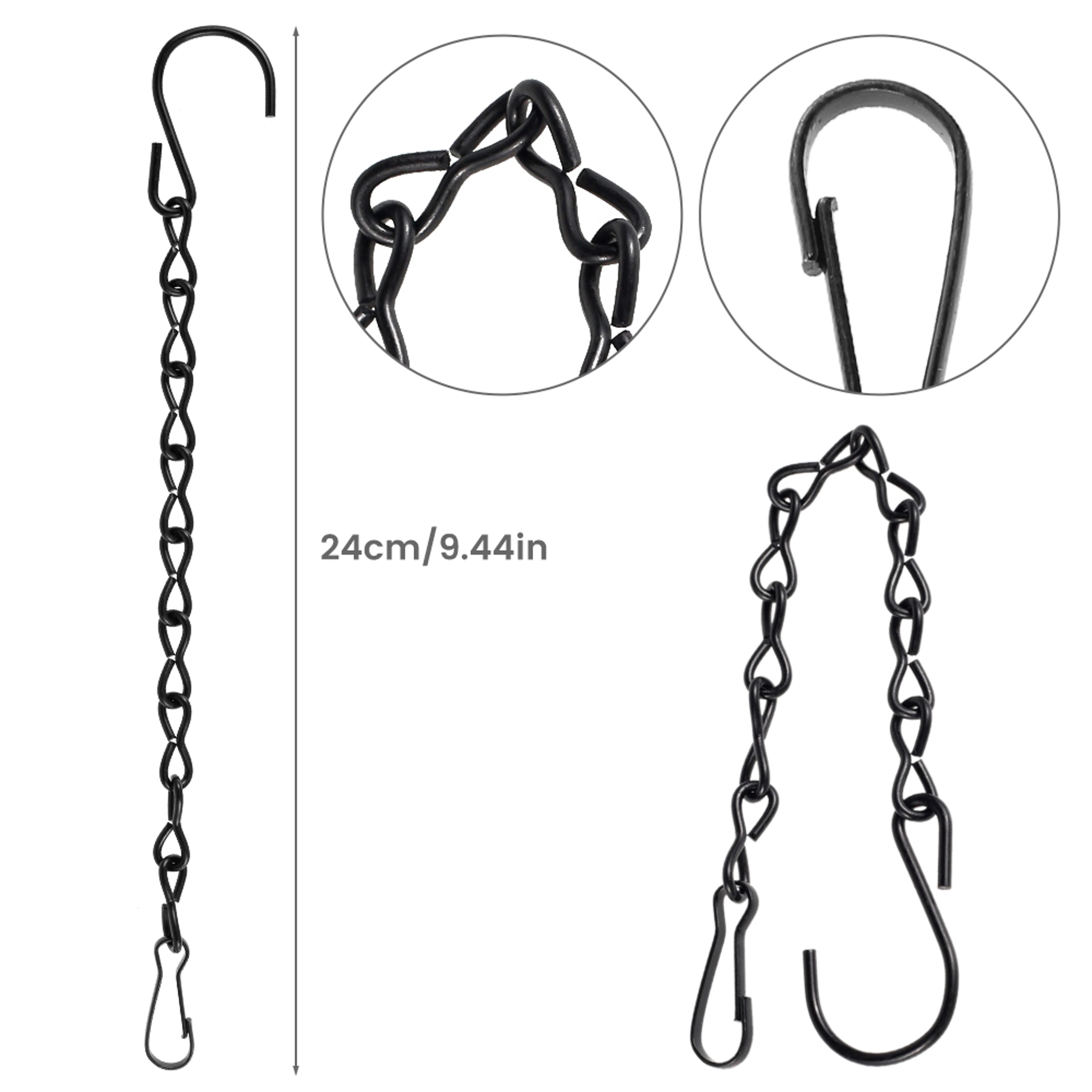 Garden Hanging Chains Basket Flowerpot Decor Planting With Hook Clip Extension Sprocket Lanterns Pl 5