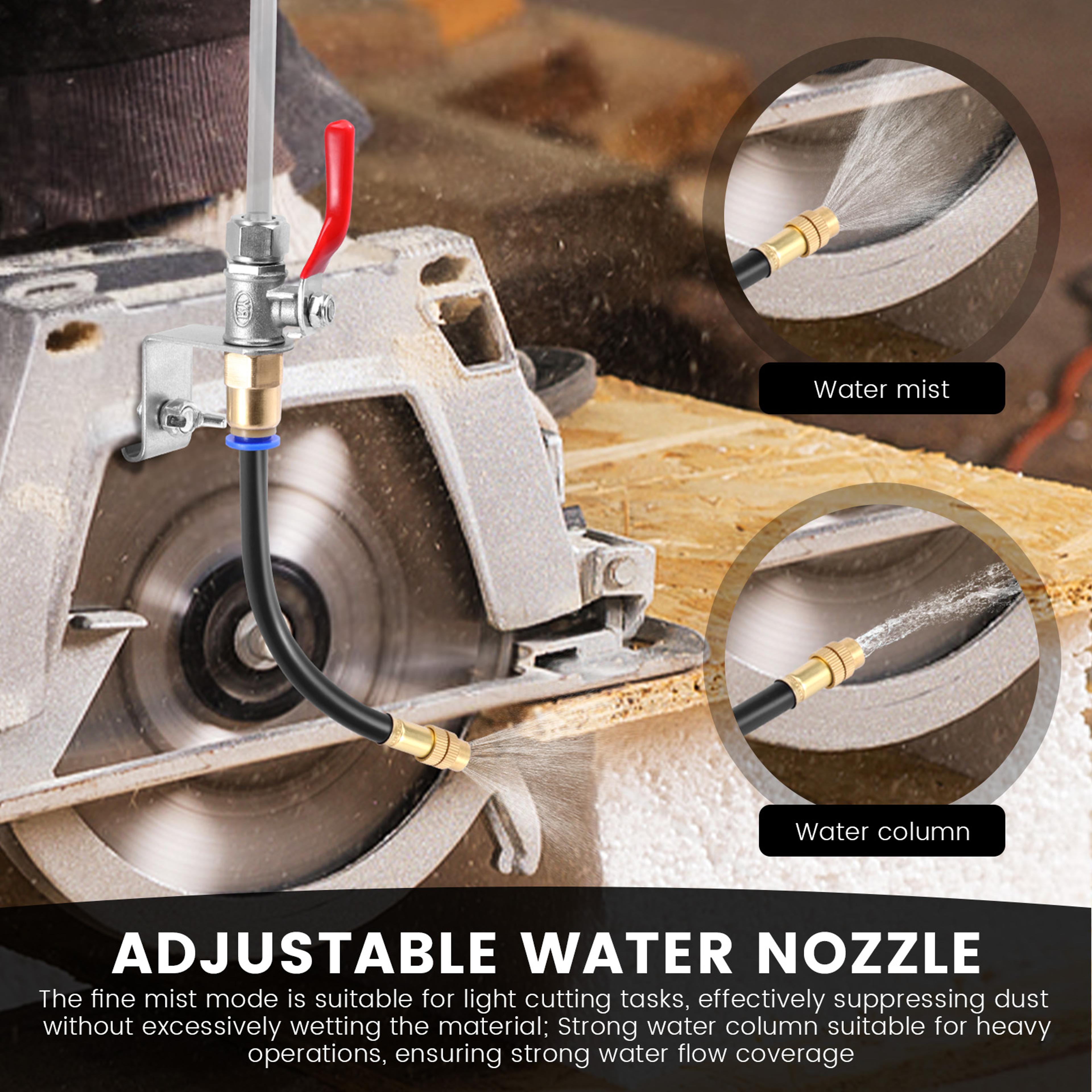 Dust Control Cutting Misting System Universal Joint Water Nozzle Pipe Aluminum Spray System For Ang 3