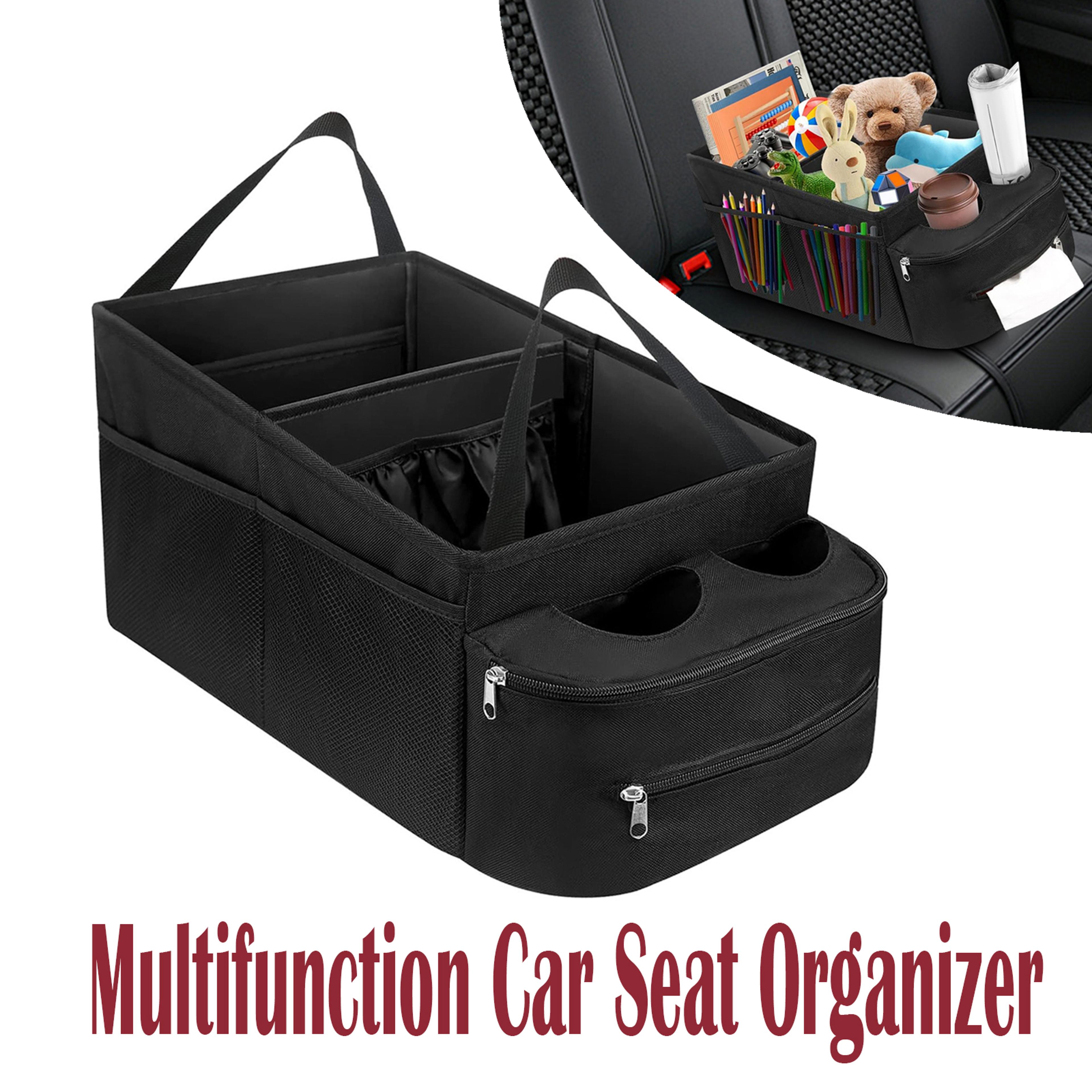 Car Trunk Organizer Storage Box Waterproof Folding Boot Seat Organizer Nonslip Pen Water Cup Phone  1