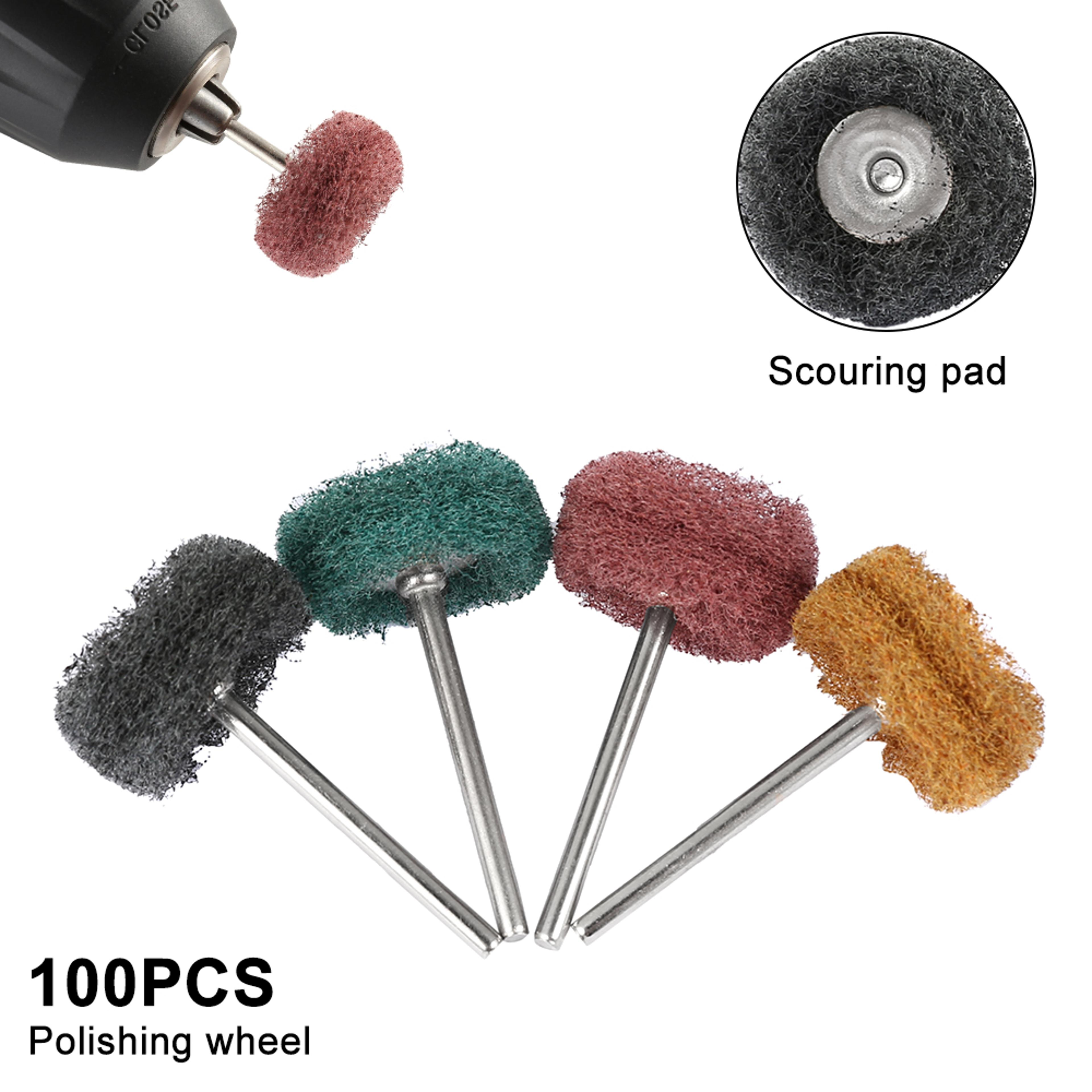 Abrasive Mini Brush Nylon Abrasive Brush Sanding Head Polishing Wheel Tool Drill Accessories 3