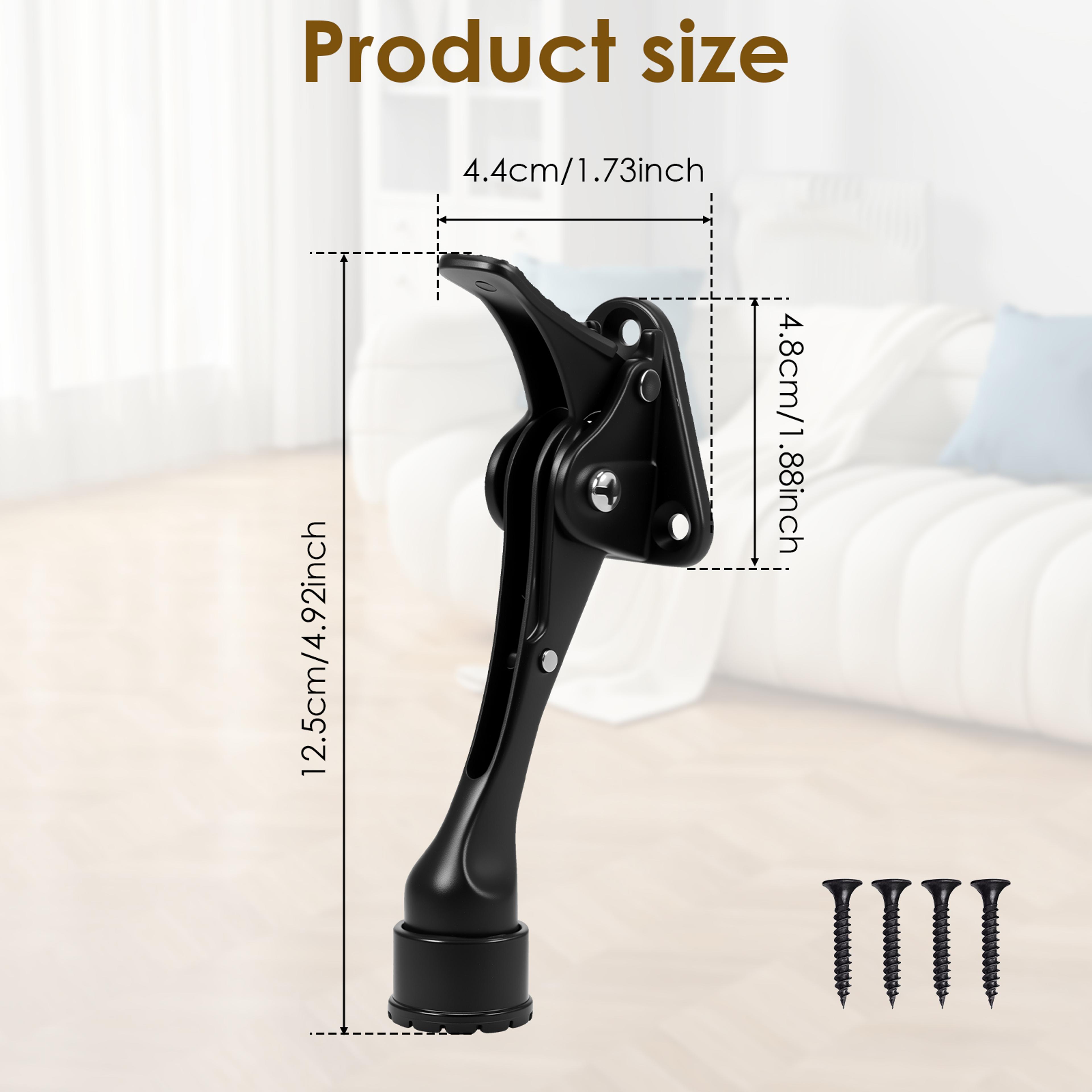 Kick Down Door Stopper One Touch Pedal Adjustable Doorstop Height Adjustable For Apartment Garage A 5