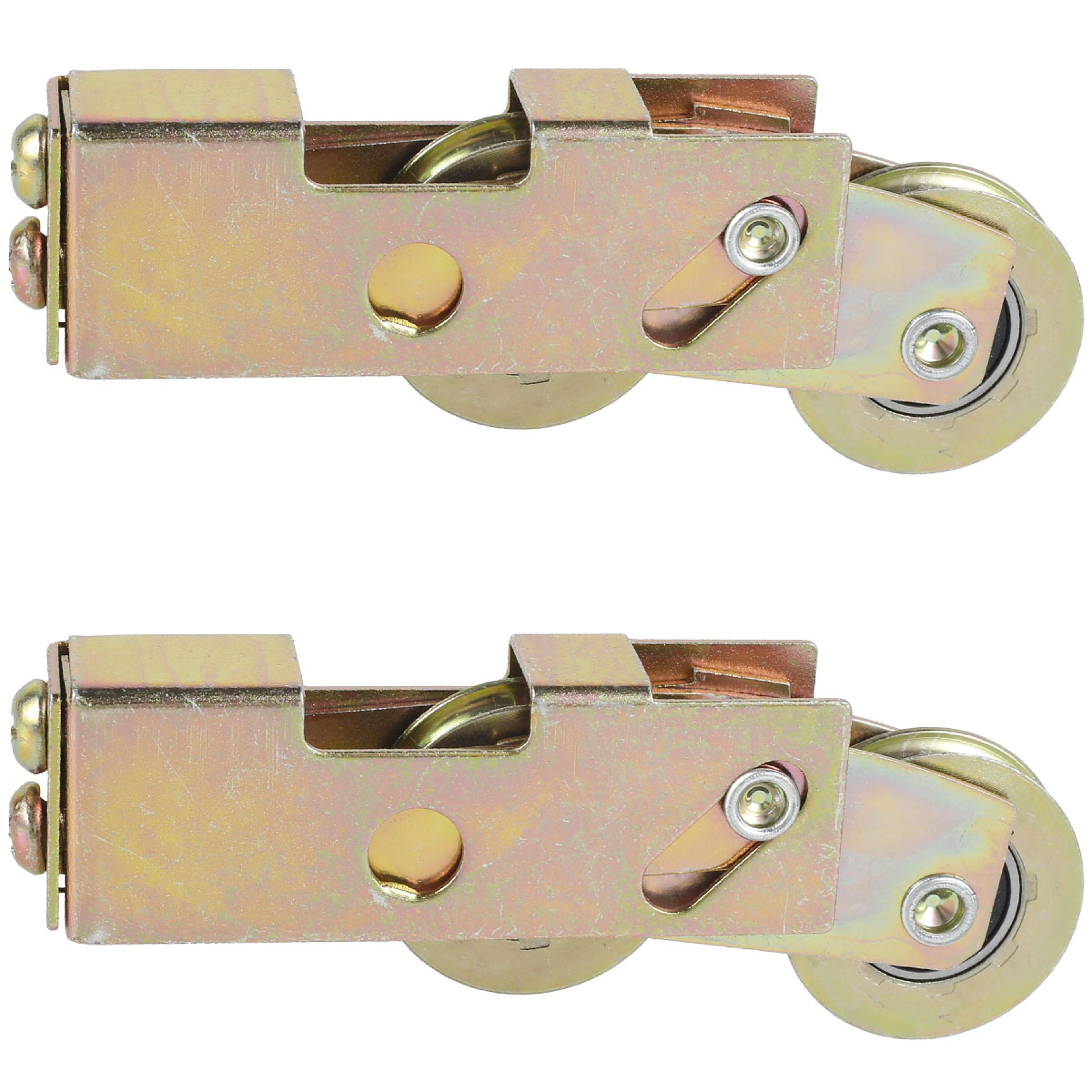 Double Wheel Sliding Patio Door Rollers Sturdy Sliding Door Tandem Roller Assembly Kit With Ball Be 5