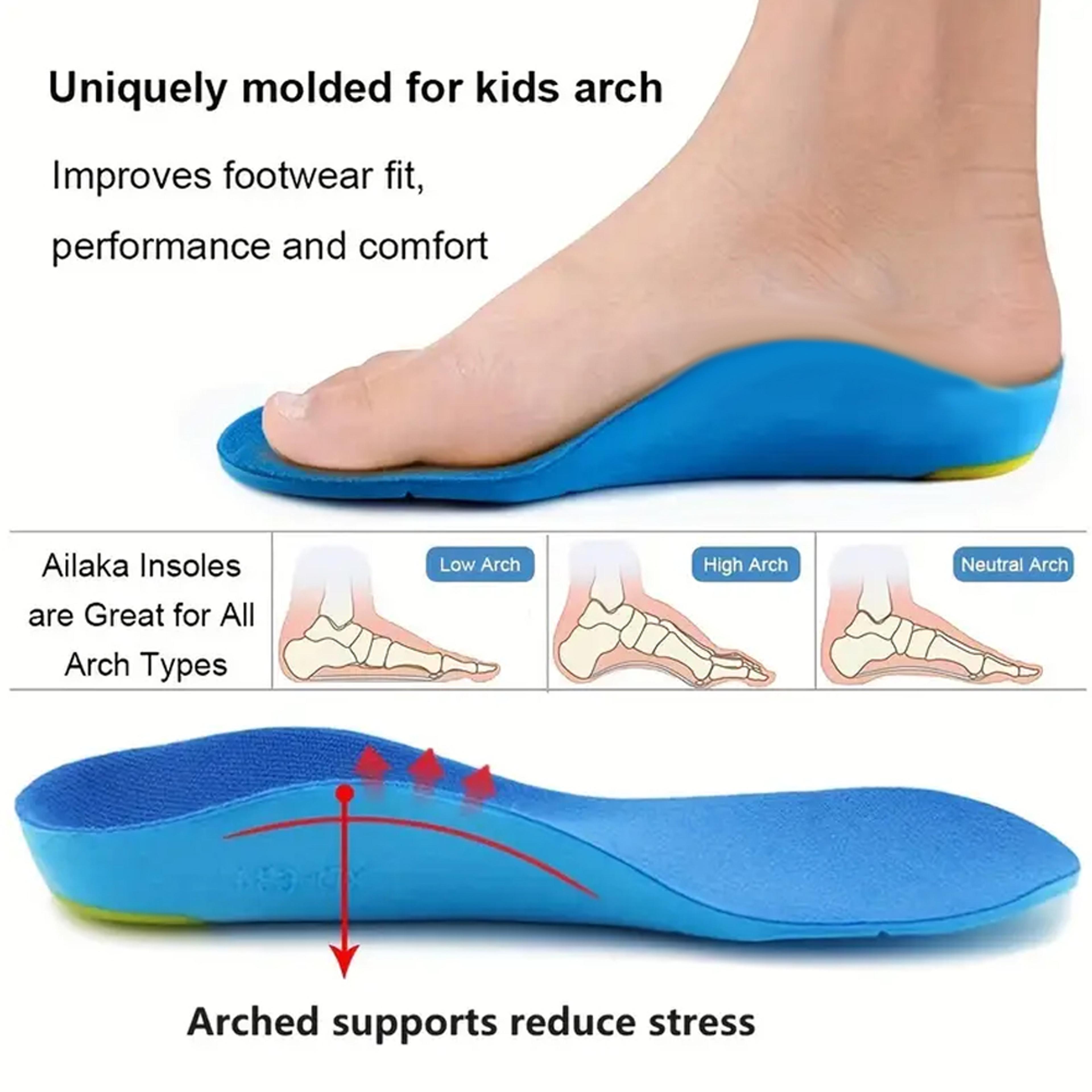 Kids Orthotic Insoles For Flat Feet  Arch Support  AllDay Comfort 4