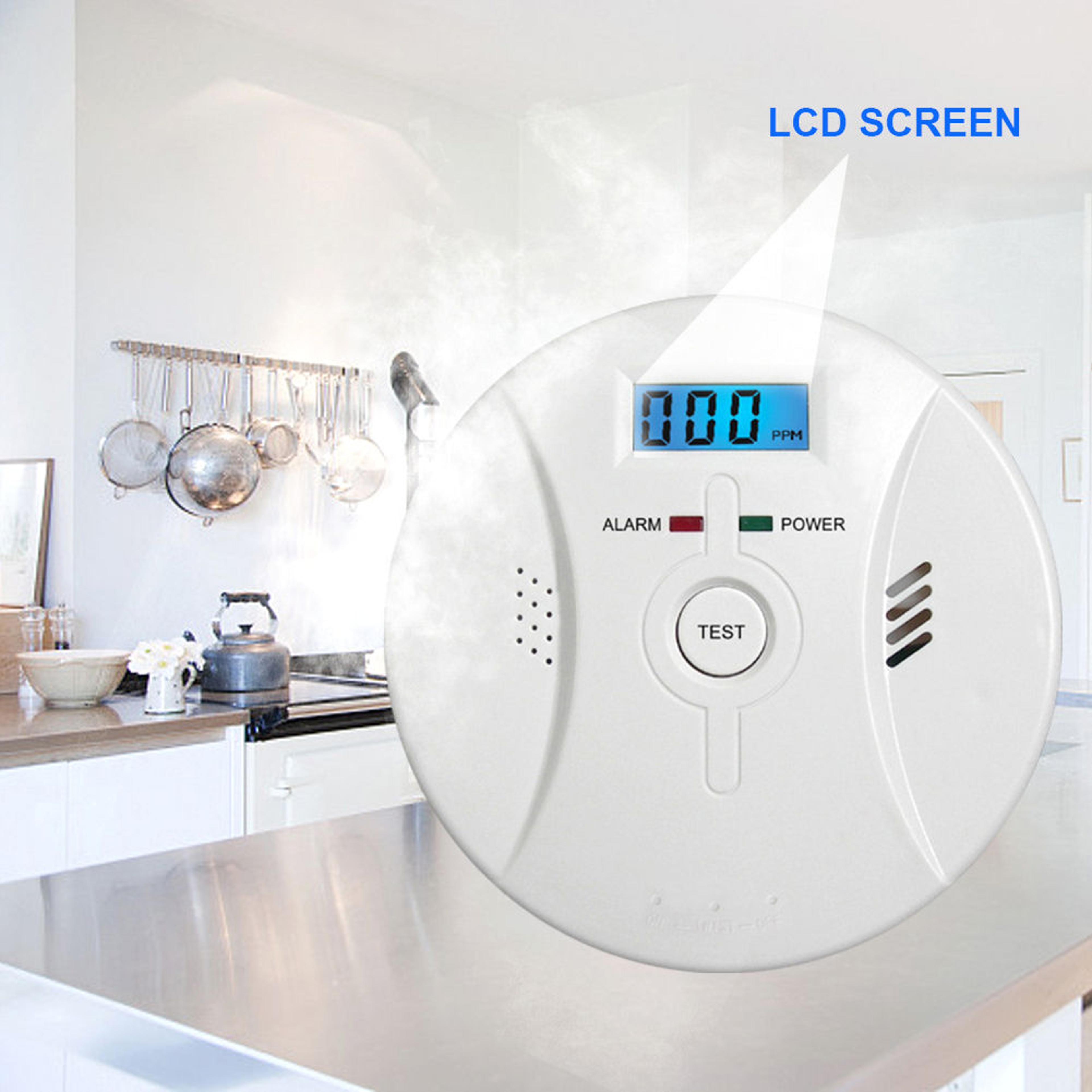 Carbon Monoxide  Smoke Alarm Detector  2in1 Fire Safety Device For Home 4