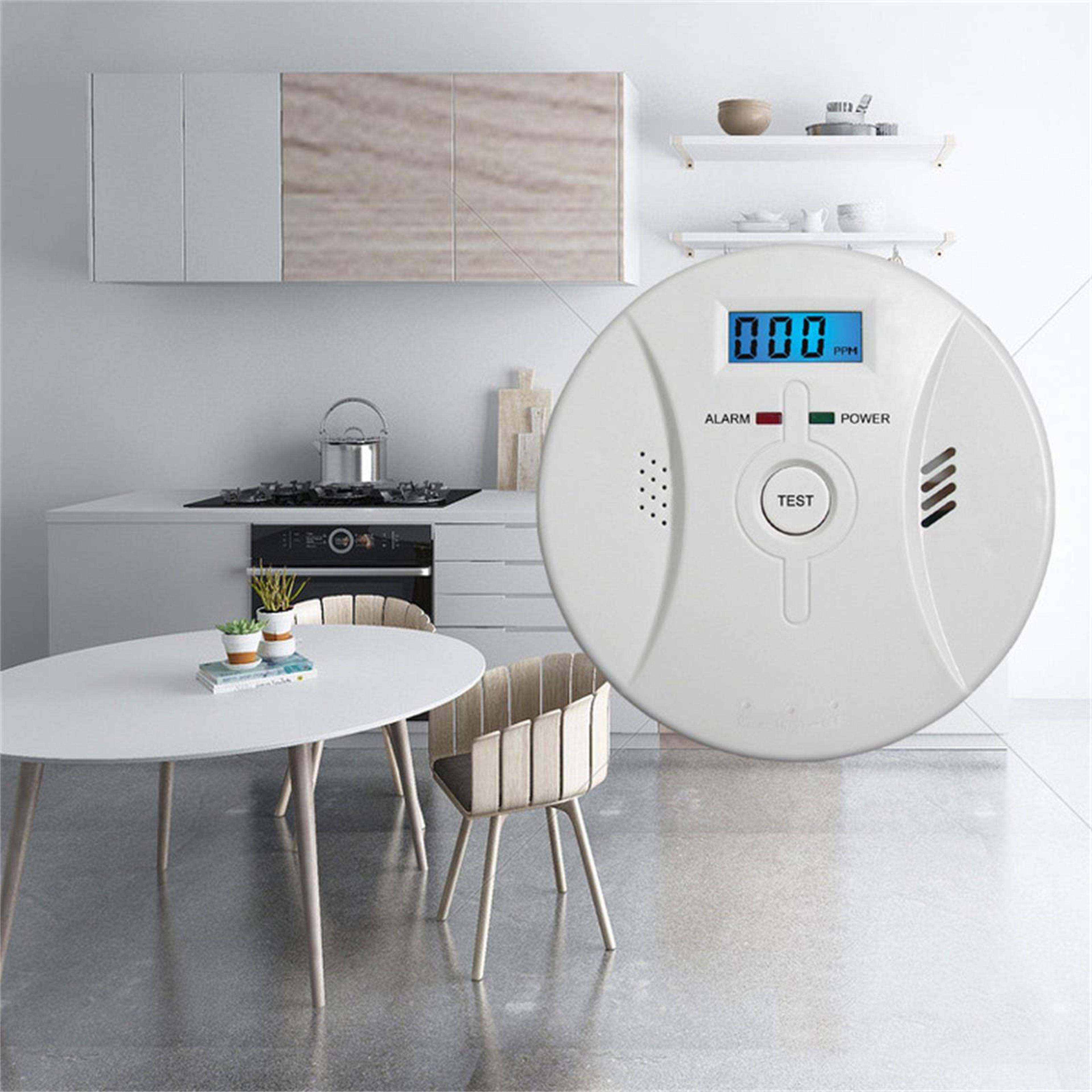 Carbon Monoxide  Smoke Alarm Detector  2in1 Fire Safety Device For Home 5