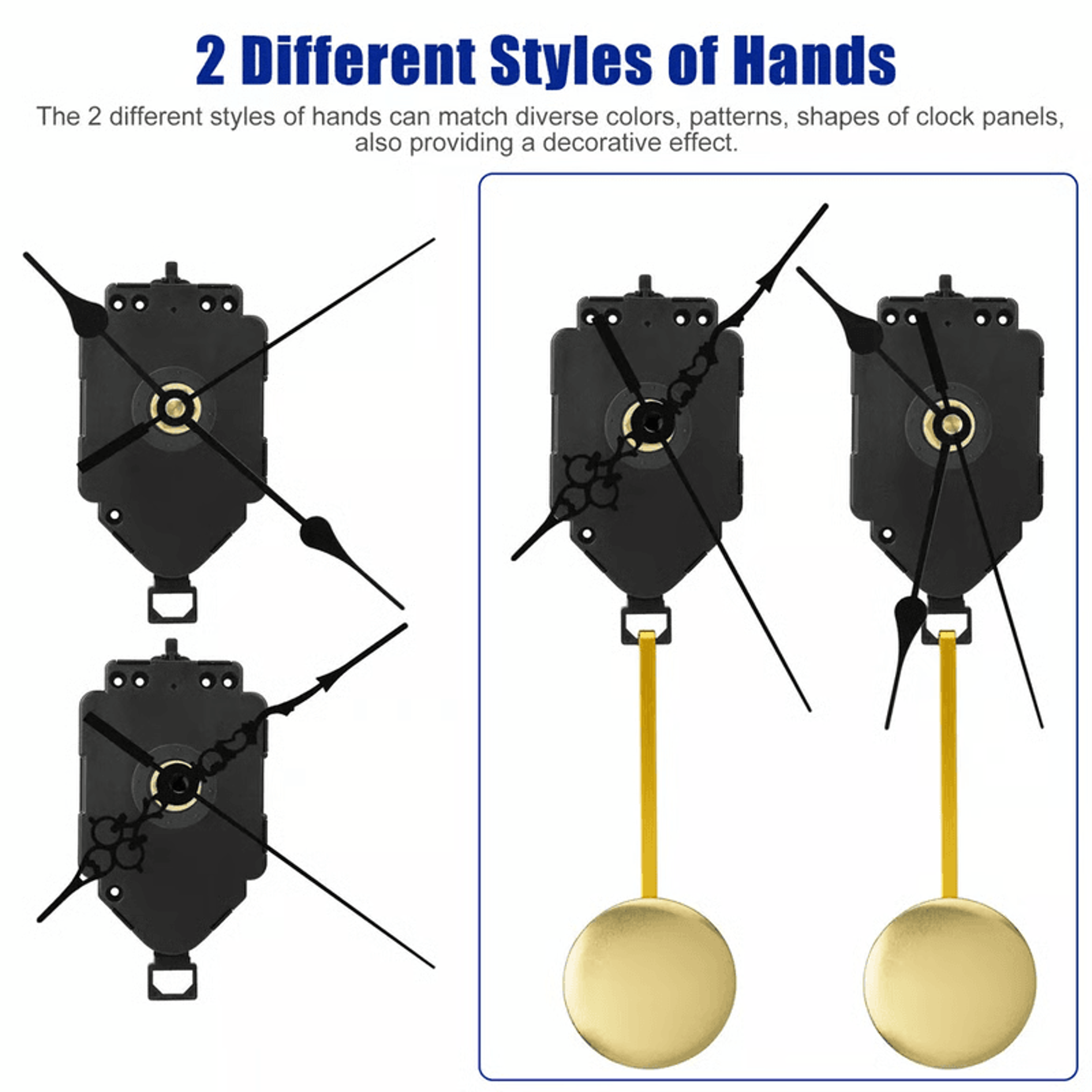 Quartz Clock Movement Mechanism Kit  DIY Replacement With Chime Music Box 5