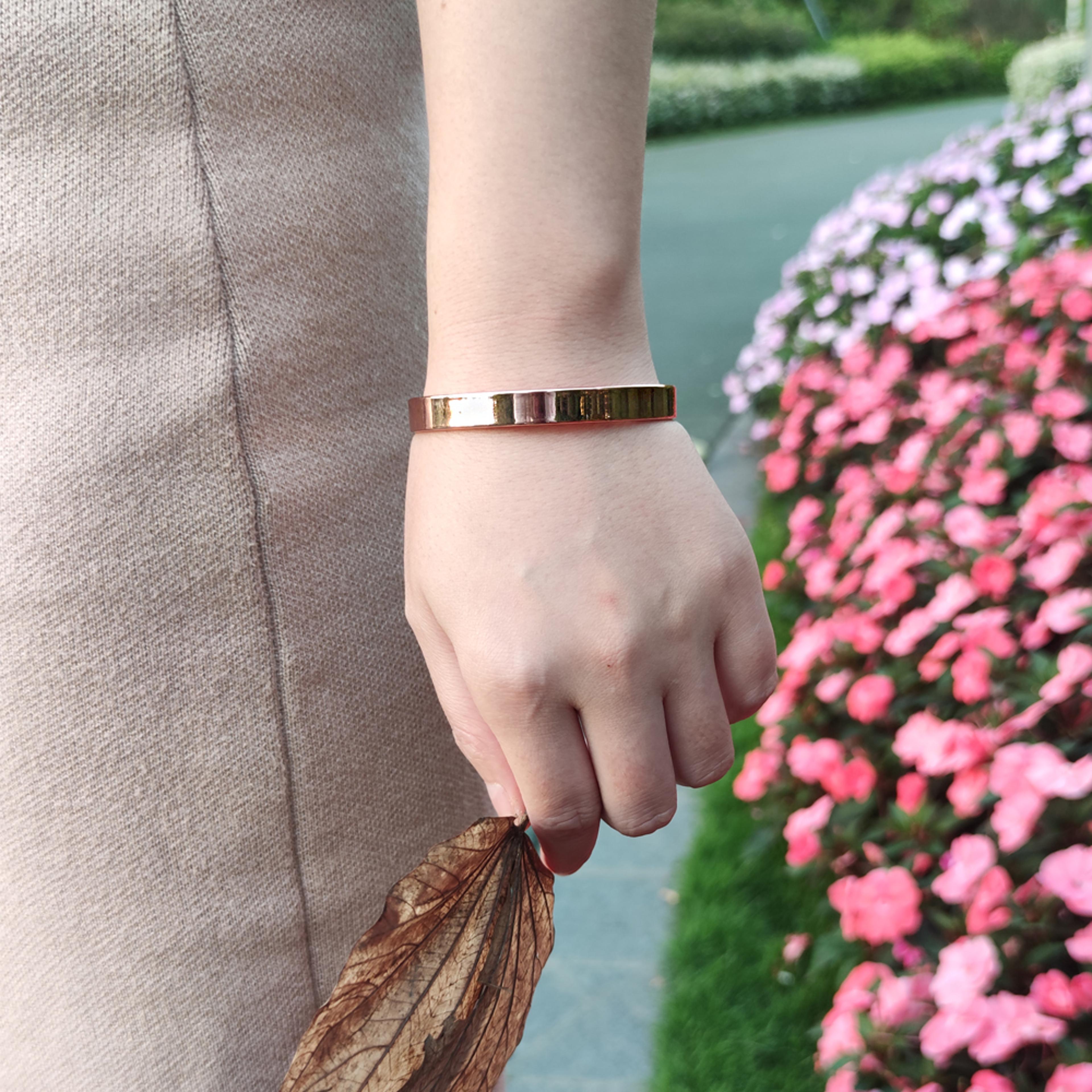 Men Pure Copper Magnetic Healing Bracelet 5