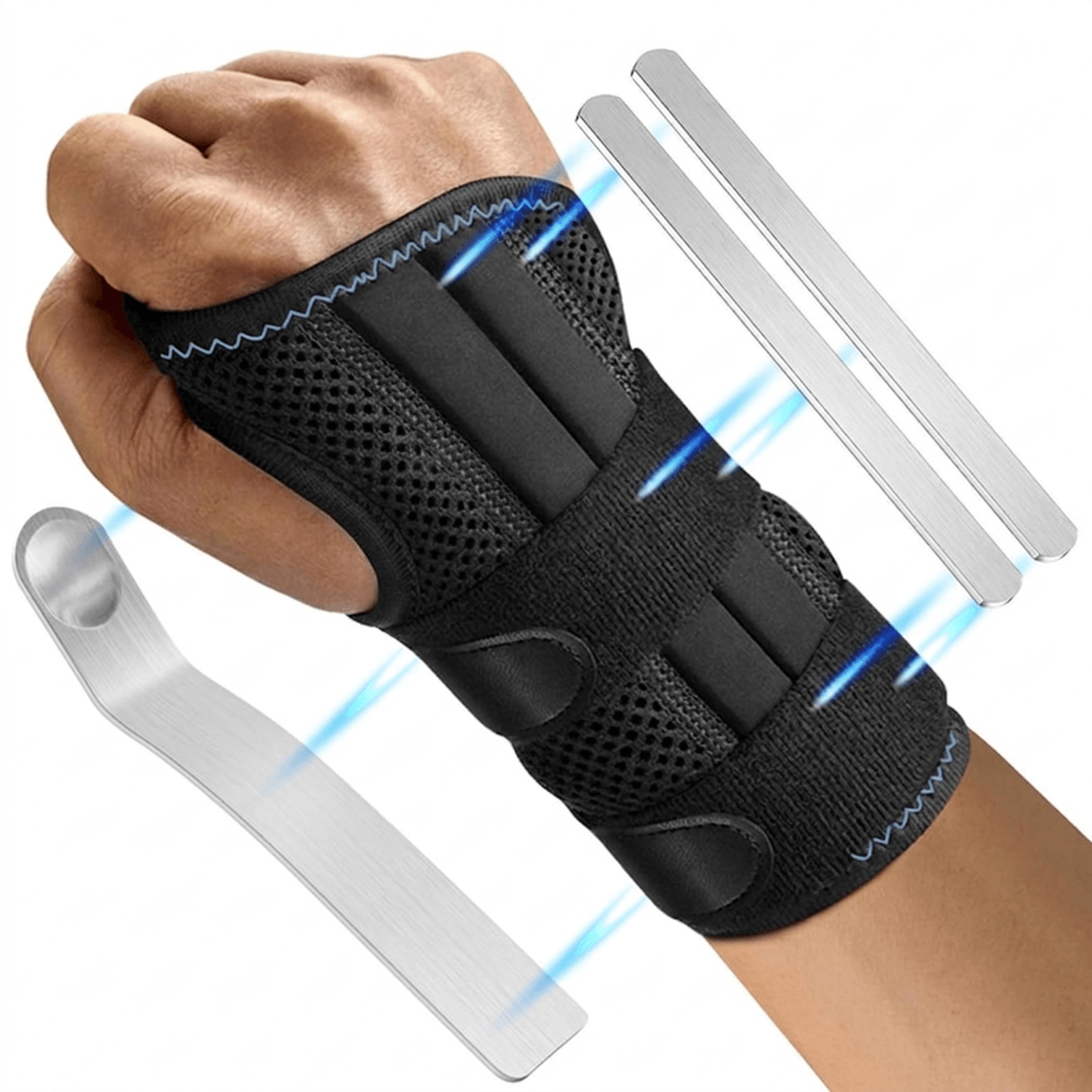adjustable wrist brace for carpal tunnel pain relief with thumb support