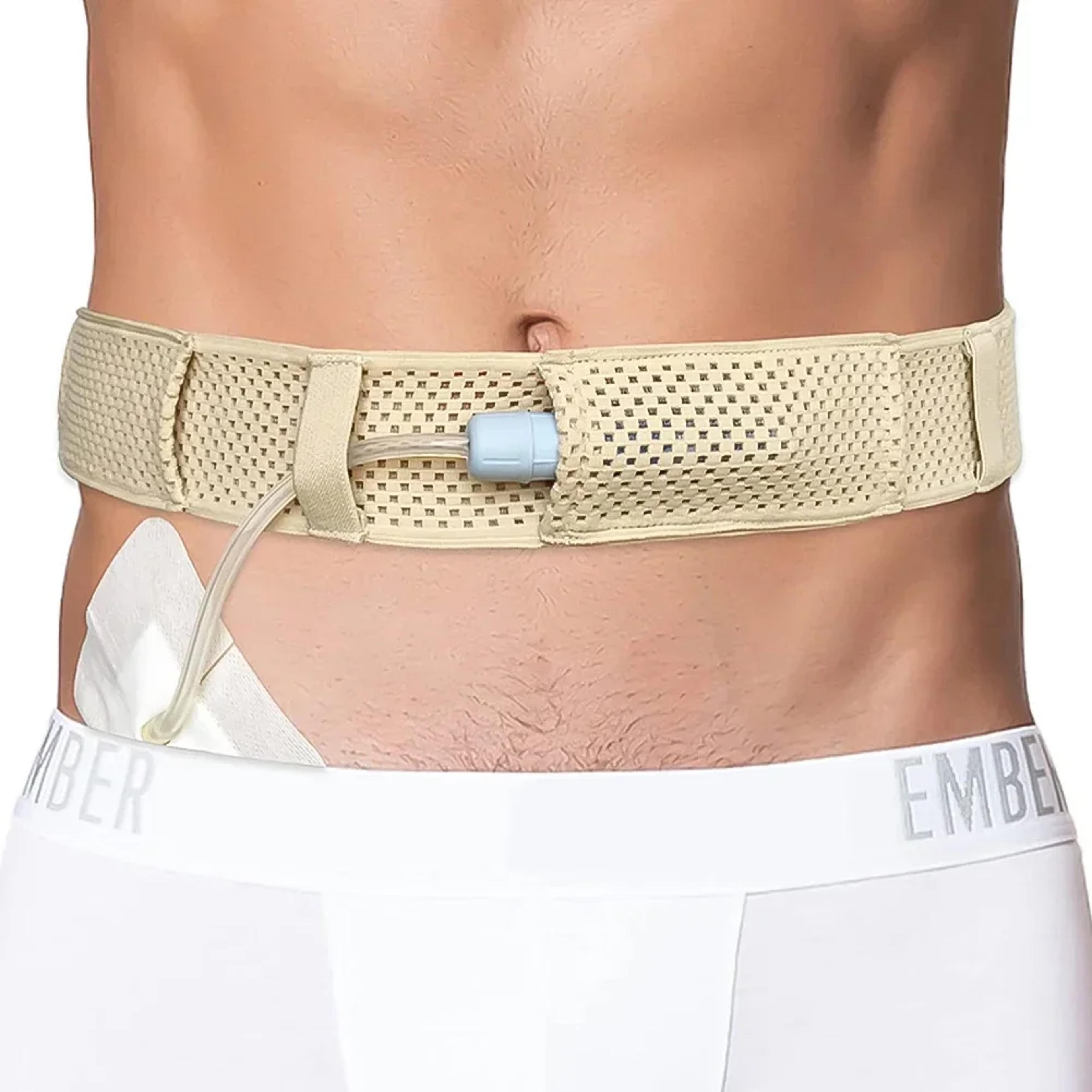 adjustable peritoneal dialysis belt for secure catheter support